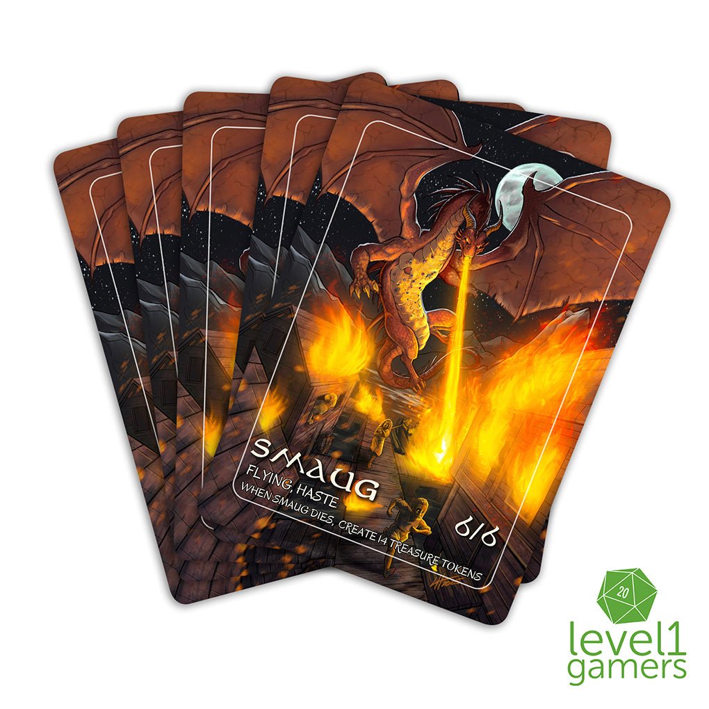 Smaug Token Magic Card Pack (5 Cards) Level 1 Gamers