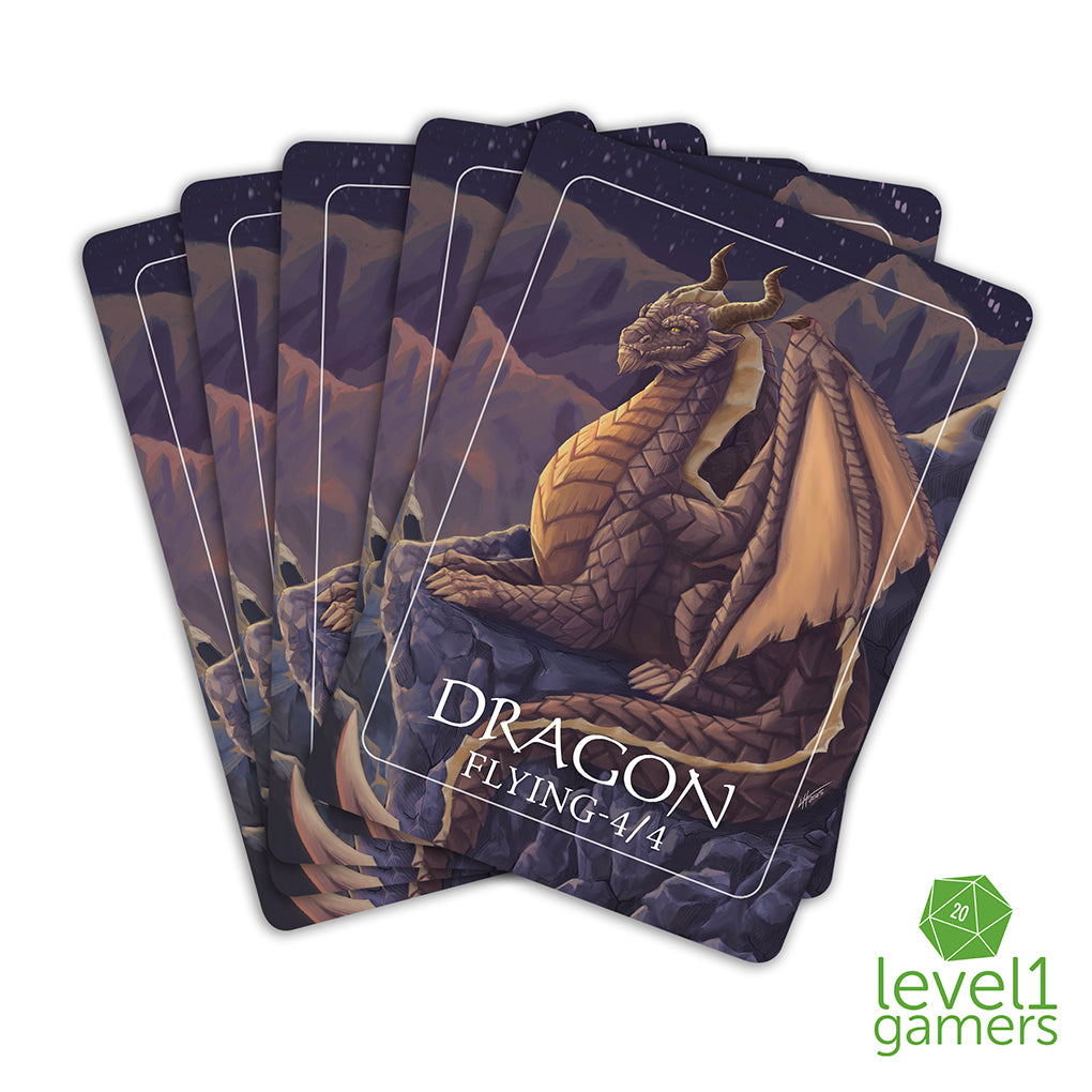 Dragon Token Magic Card Pack (5 Cards) - Preorder Level 1 Gamers