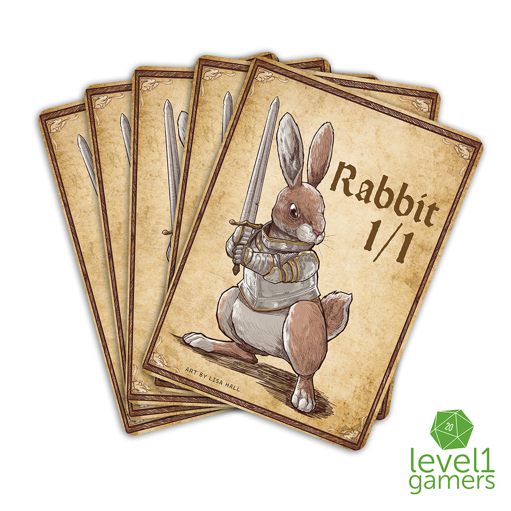 Rabbit Token Magic Card Pack (5 Cards) - Preorder Level 1 Gamers