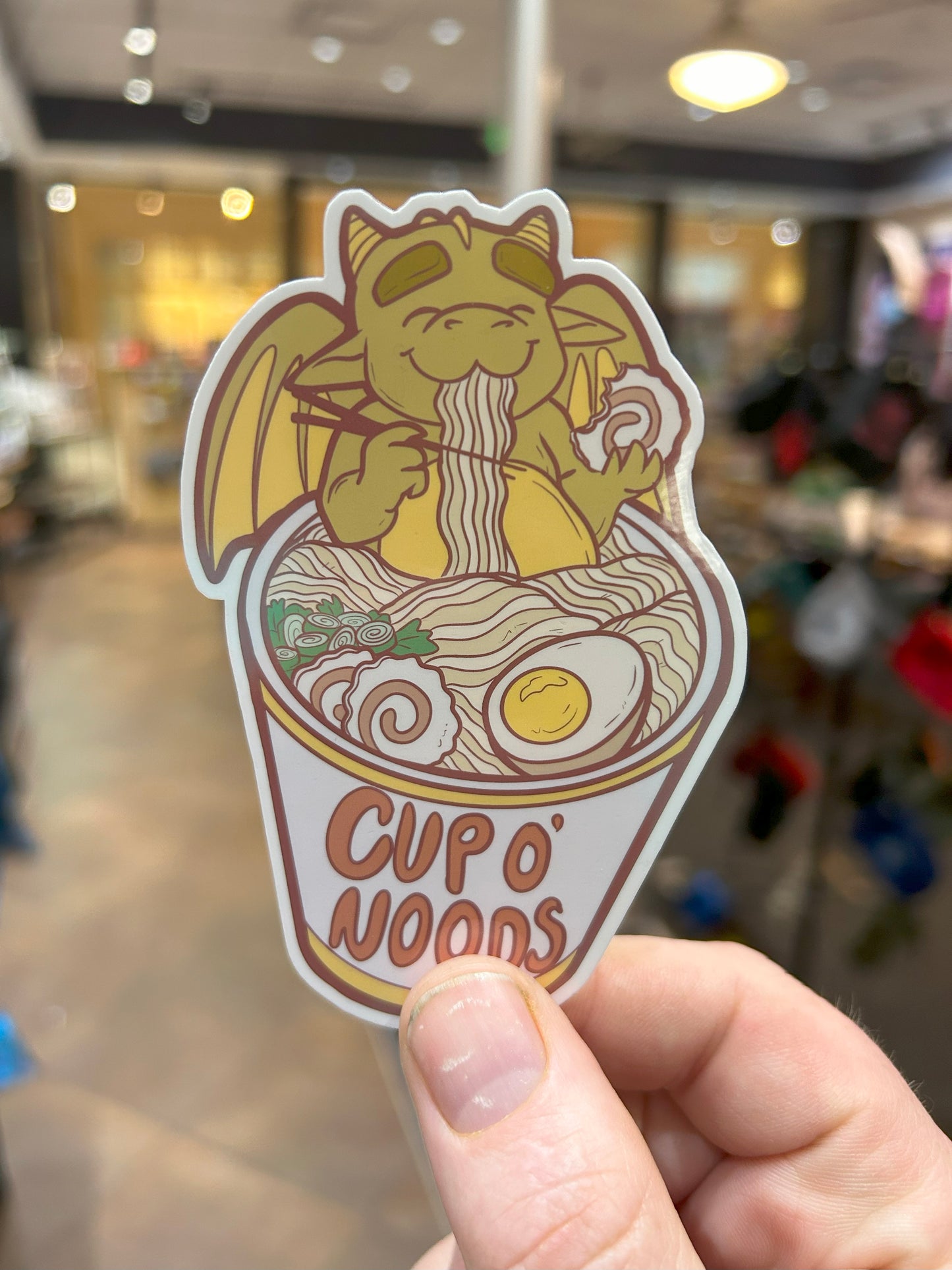 Nood Dragon Sticker Level 1 Gamers
