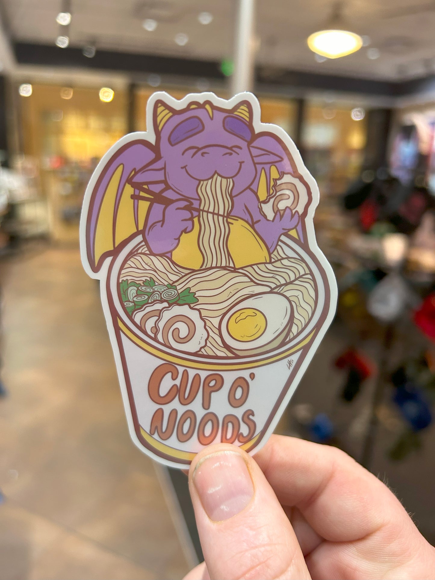 Nood Dragon Sticker Level 1 Gamers