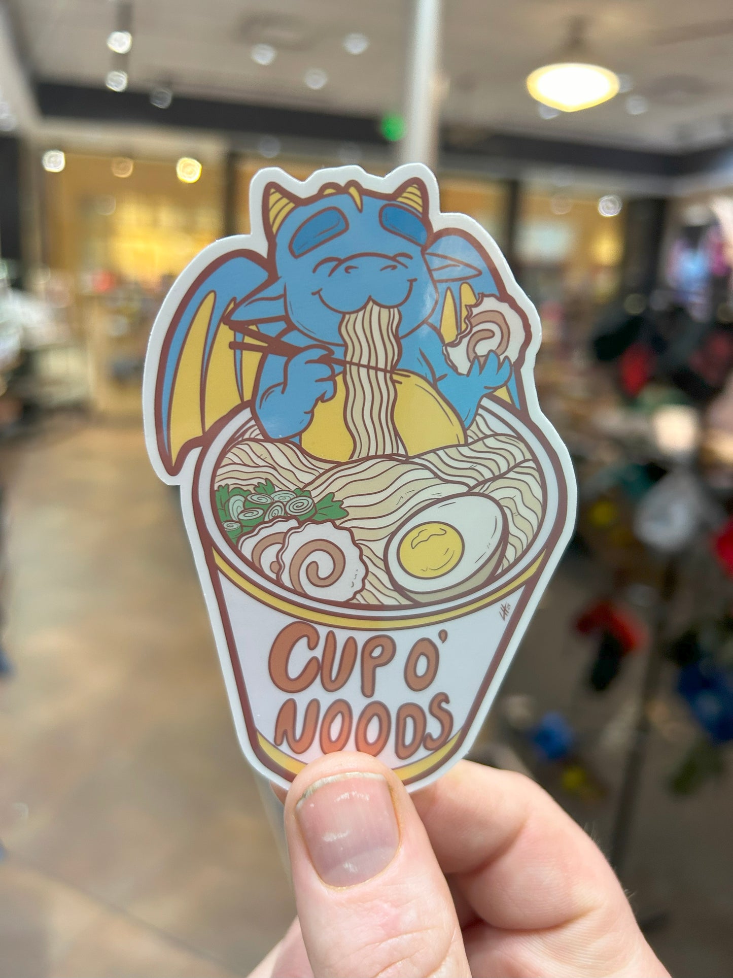 Nood Dragon Sticker Level 1 Gamers