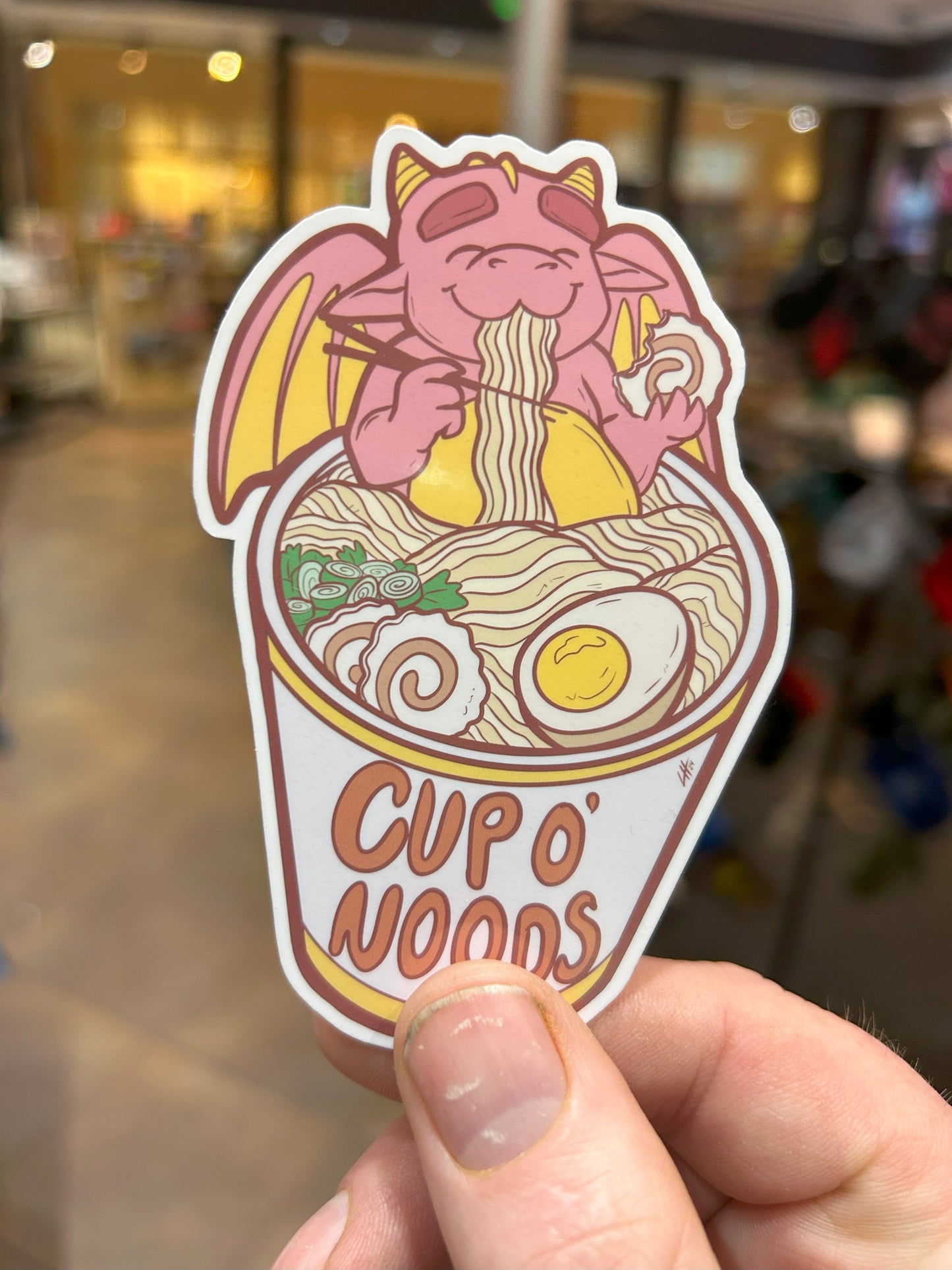Nood Dragon Sticker Level 1 Gamers