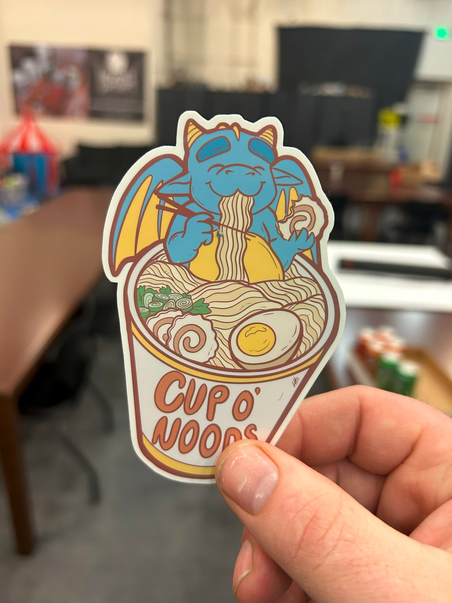 Nood Dragon Sticker Level 1 Gamers