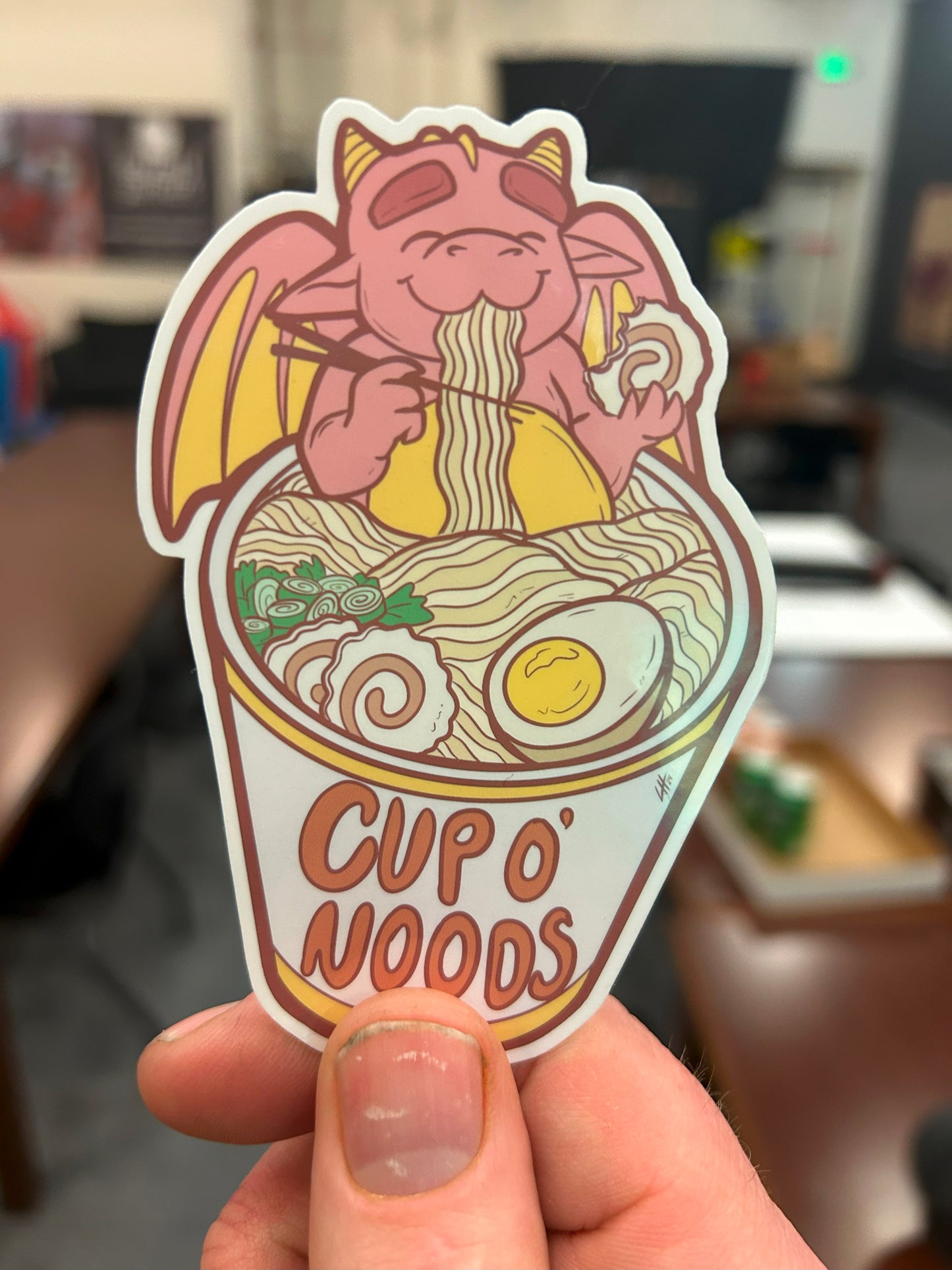 Nood Dragon Sticker Level 1 Gamers