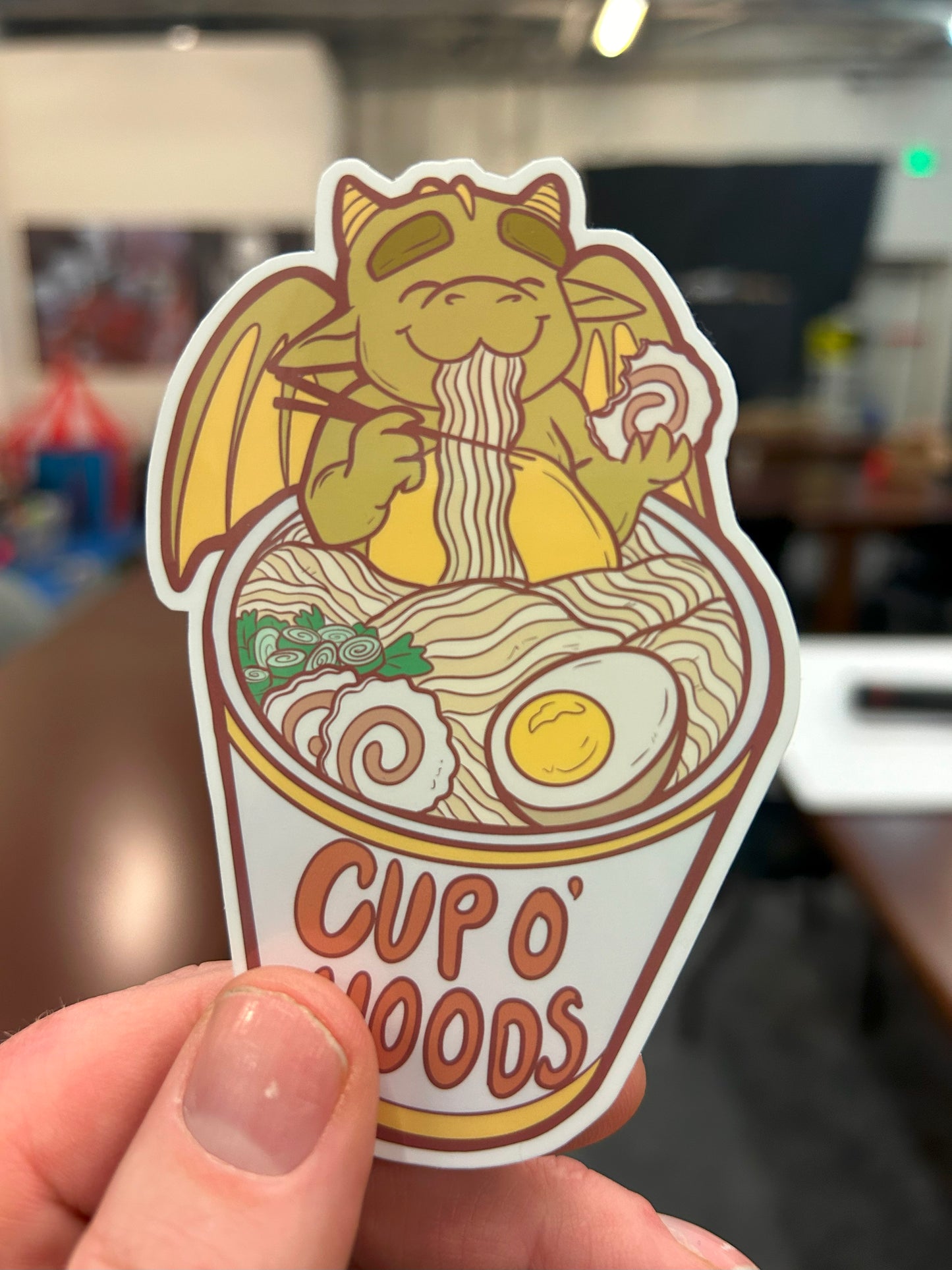 Nood Dragon Sticker Level 1 Gamers