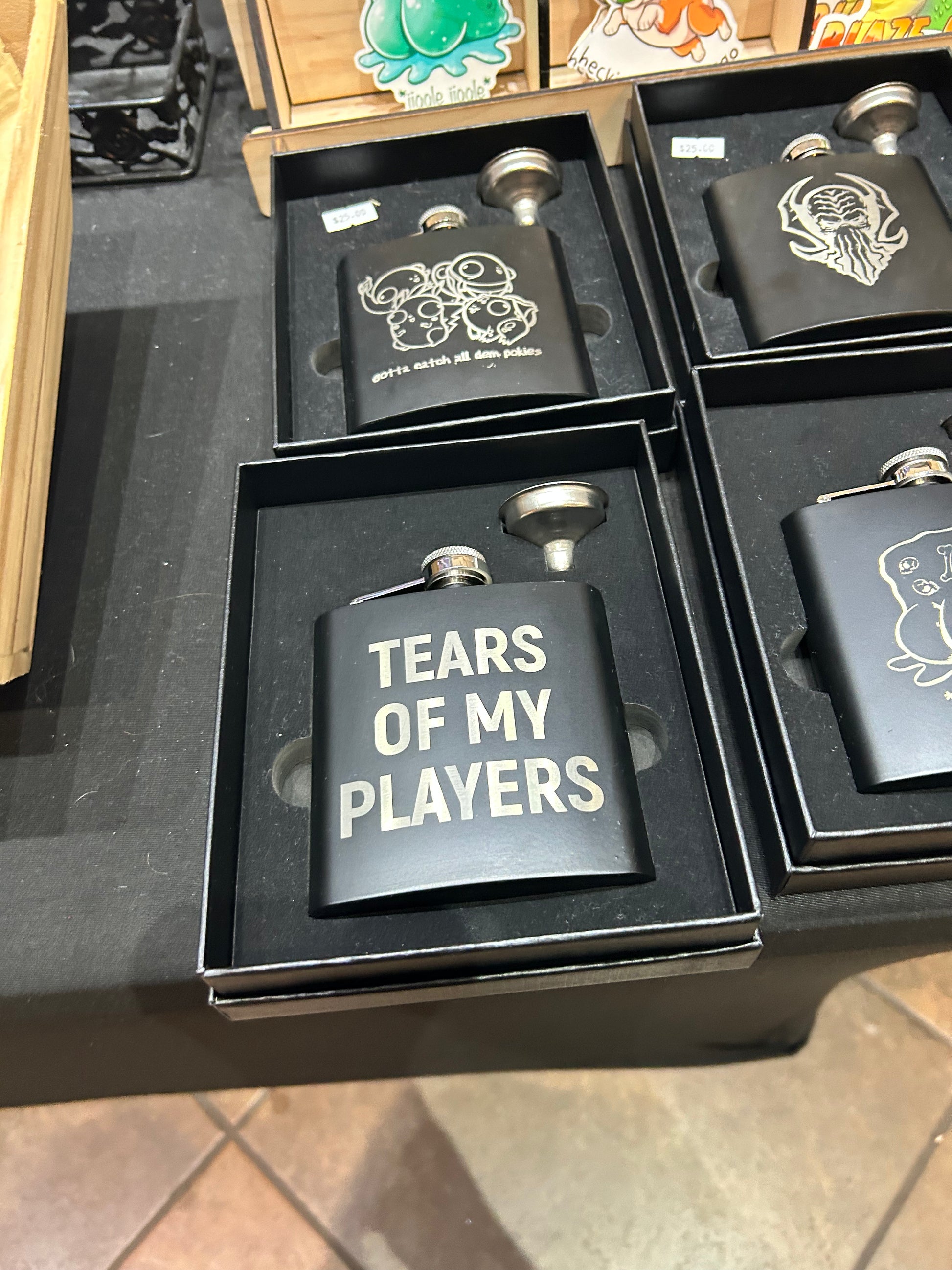 Tears Of My Players Stainless Steel Flask Flasks Level 1 Gamers