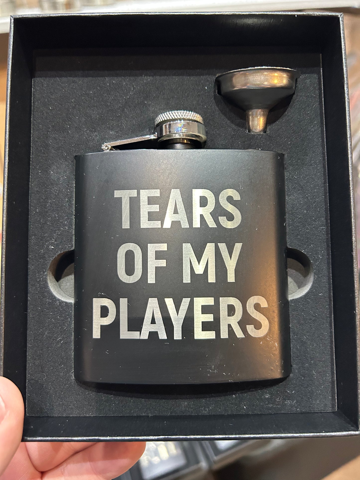 Tears Of My Players Stainless Steel Flask Flasks Level 1 Gamers