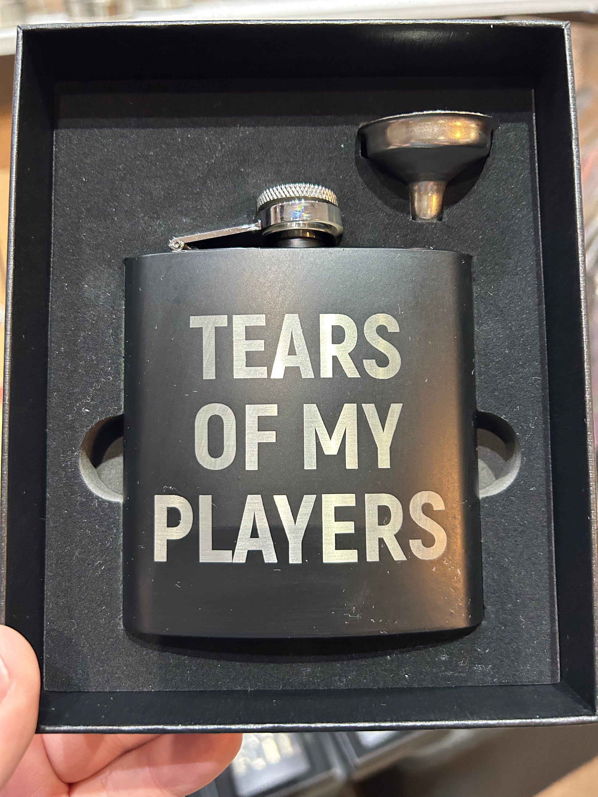 Tears Of My Players Stainless Steel Flask Flasks Level 1 Gamers