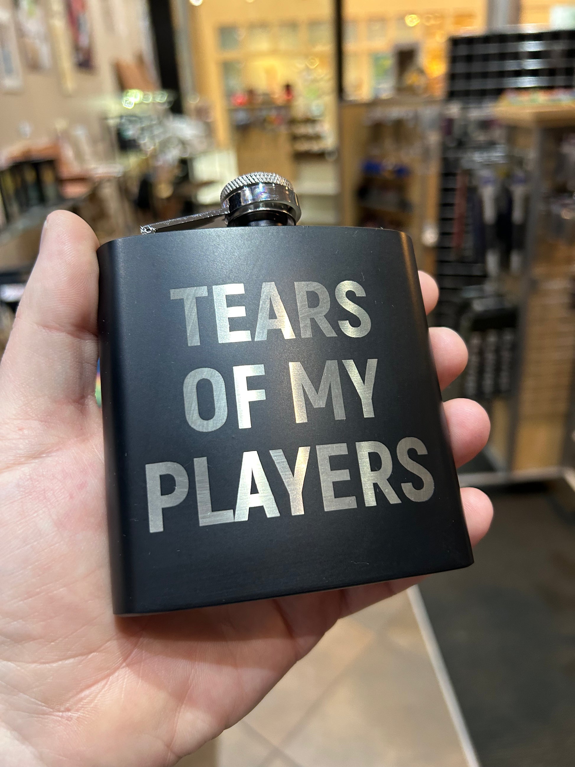 Tears Of My Players Stainless Steel Flask Flasks Level 1 Gamers