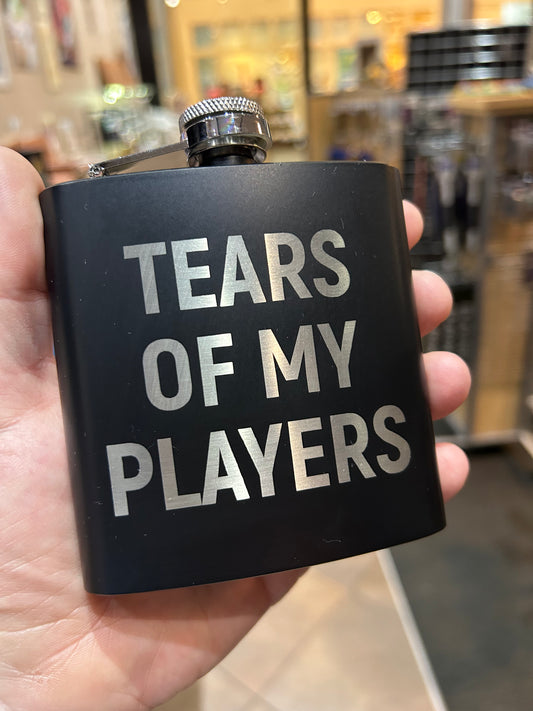 Tears Of My Players Stainless Steel Flask Flasks Level 1 Gamers