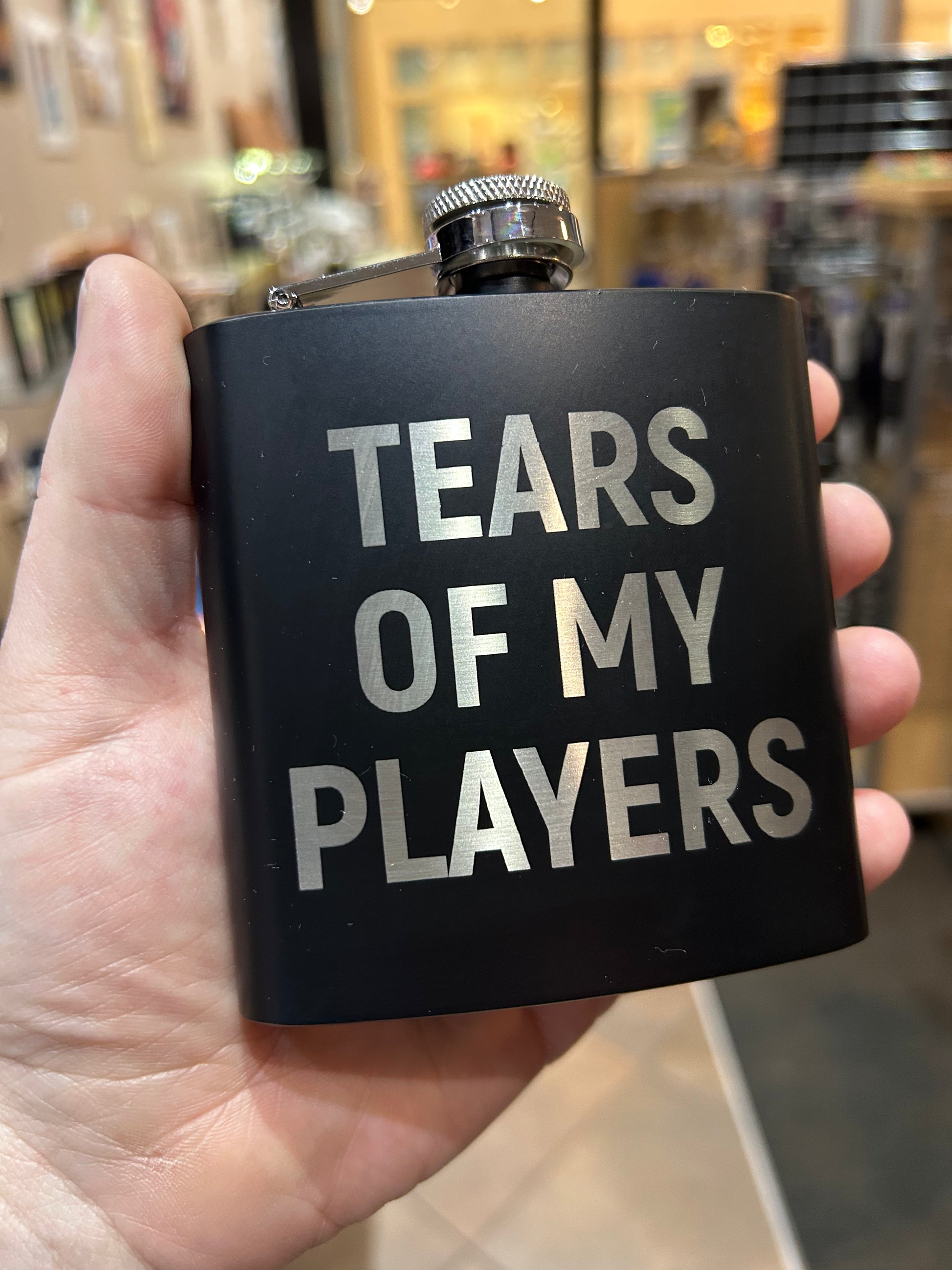 Tears Of My Players Stainless Steel Flask Flasks Level 1 Gamers