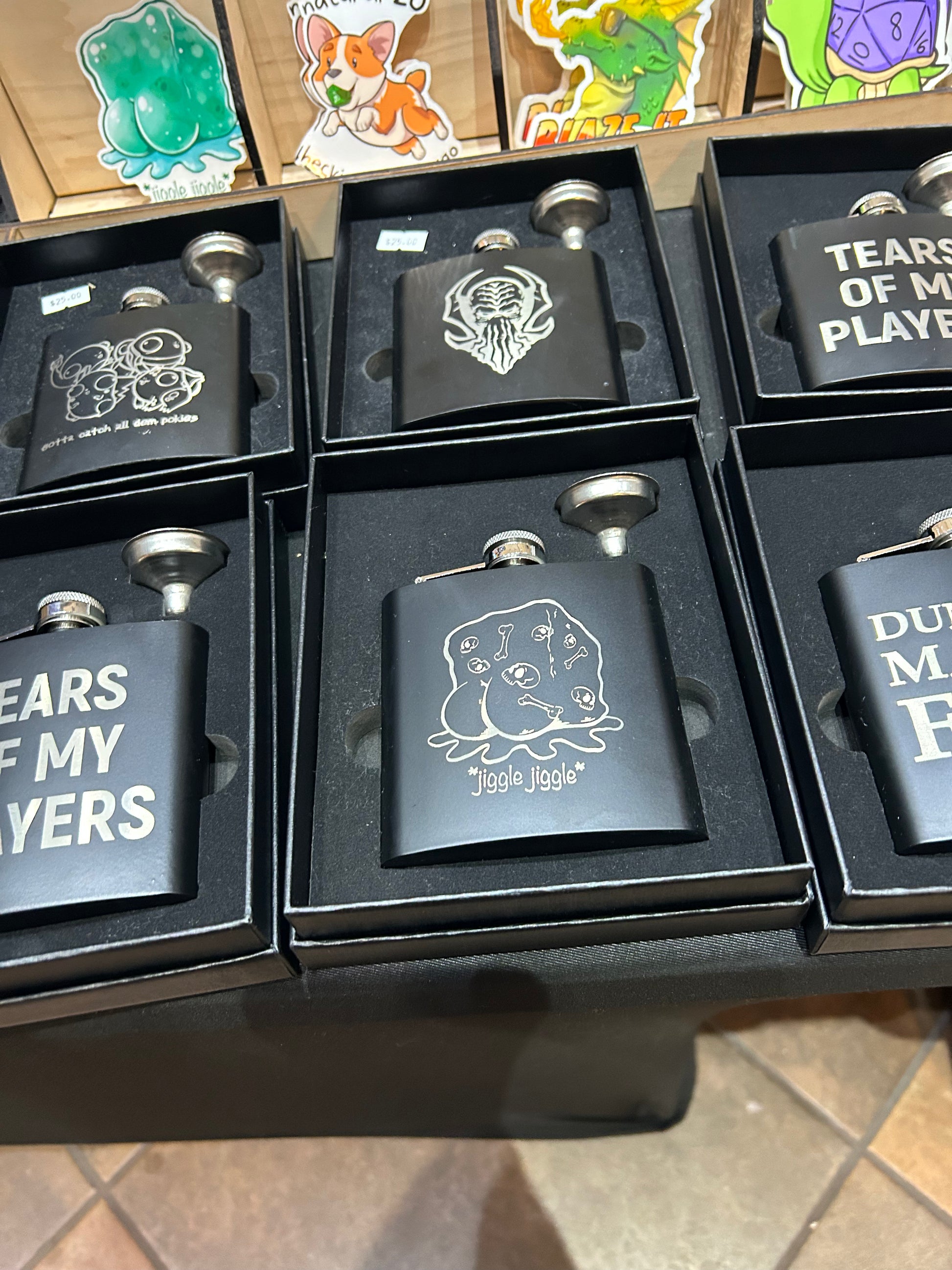 Dummy Thicc Gelatinous Cube Stainless Steel Flask Flasks Level 1 Gamers
