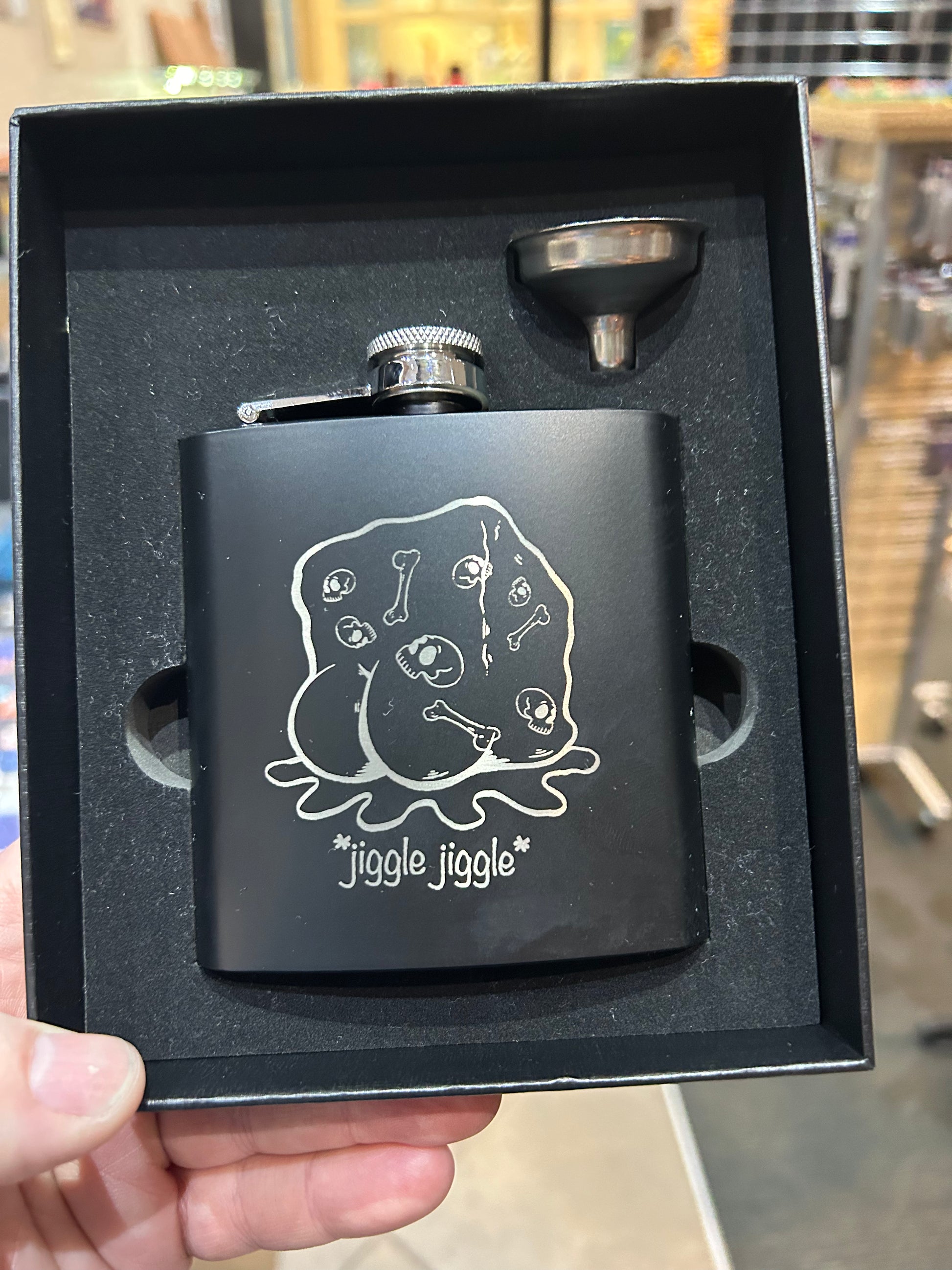 Dummy Thicc Gelatinous Cube Stainless Steel Flask Flasks Level 1 Gamers