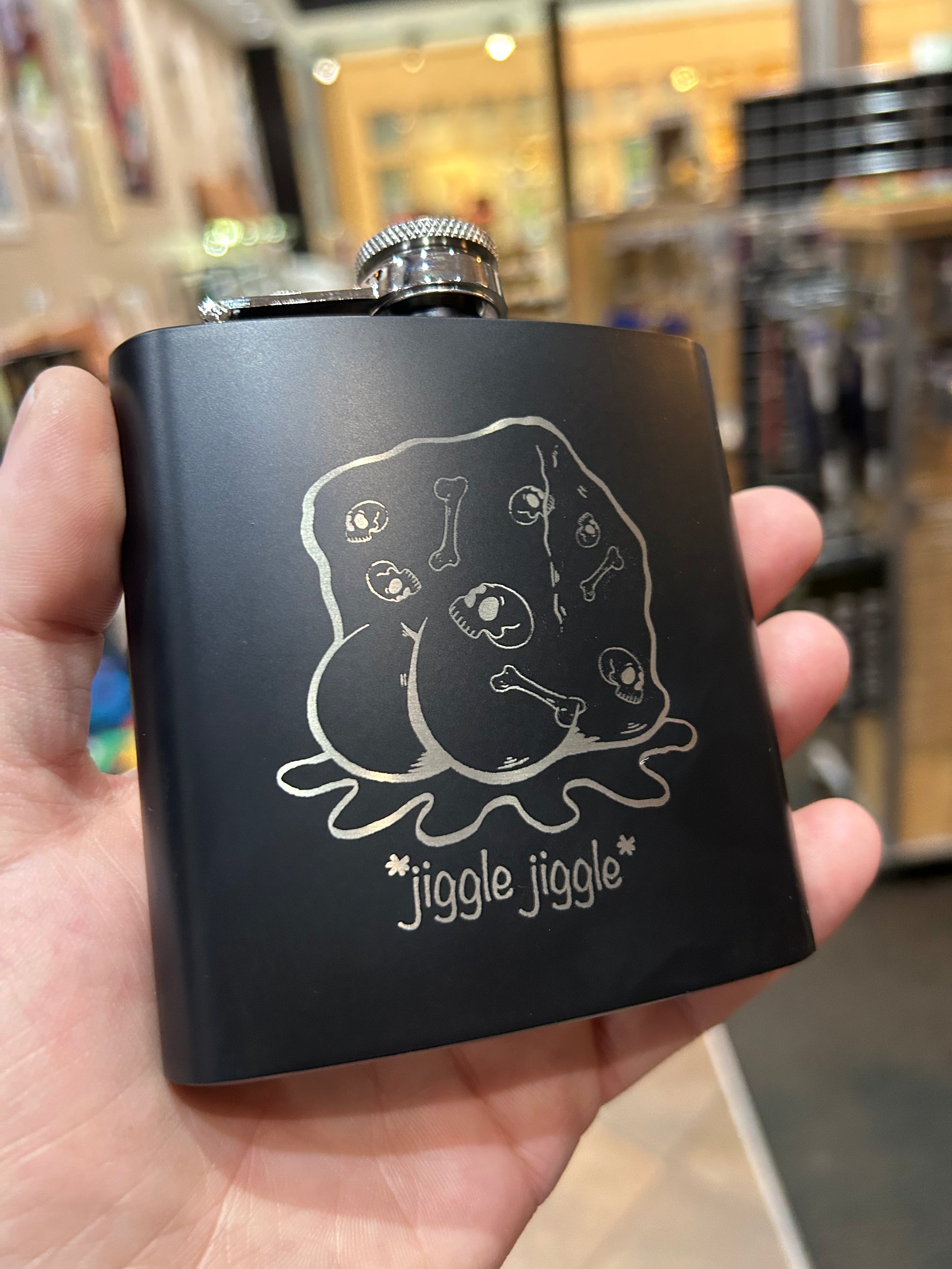 Dummy Thicc Gelatinous Cube Stainless Steel Flask Flasks Level 1 Gamers
