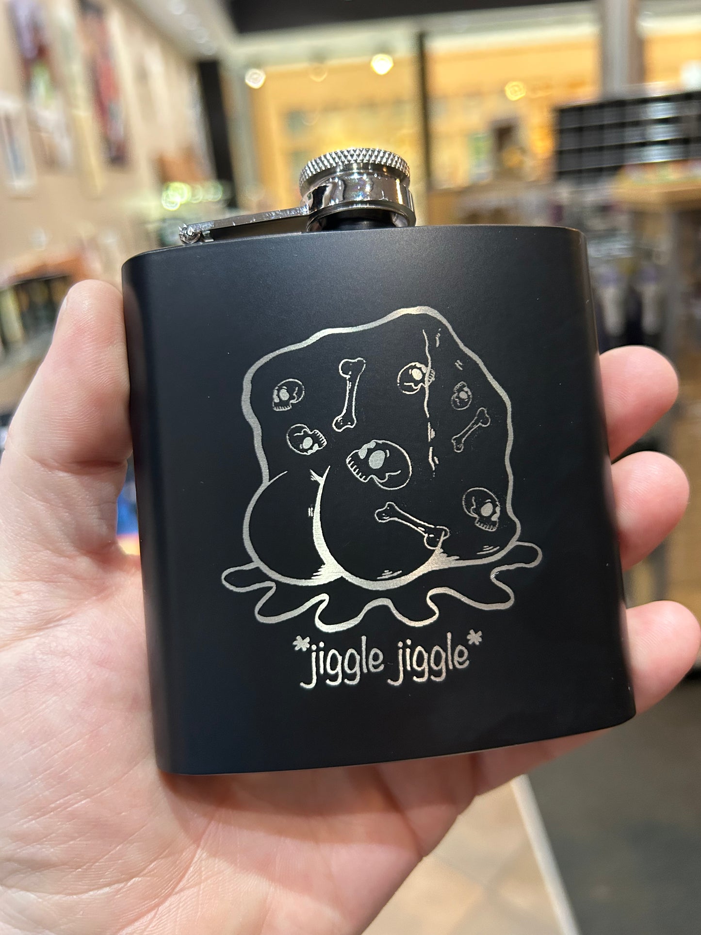 Dummy Thicc Gelatinous Cube Stainless Steel Flask Flasks Level 1 Gamers