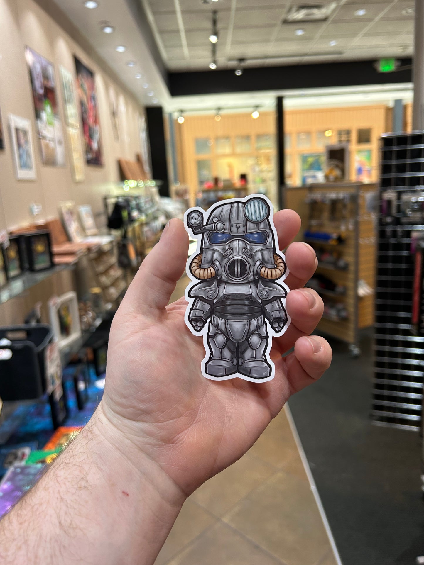 T-60 Power Armor Sticker  Level 1 Gamers