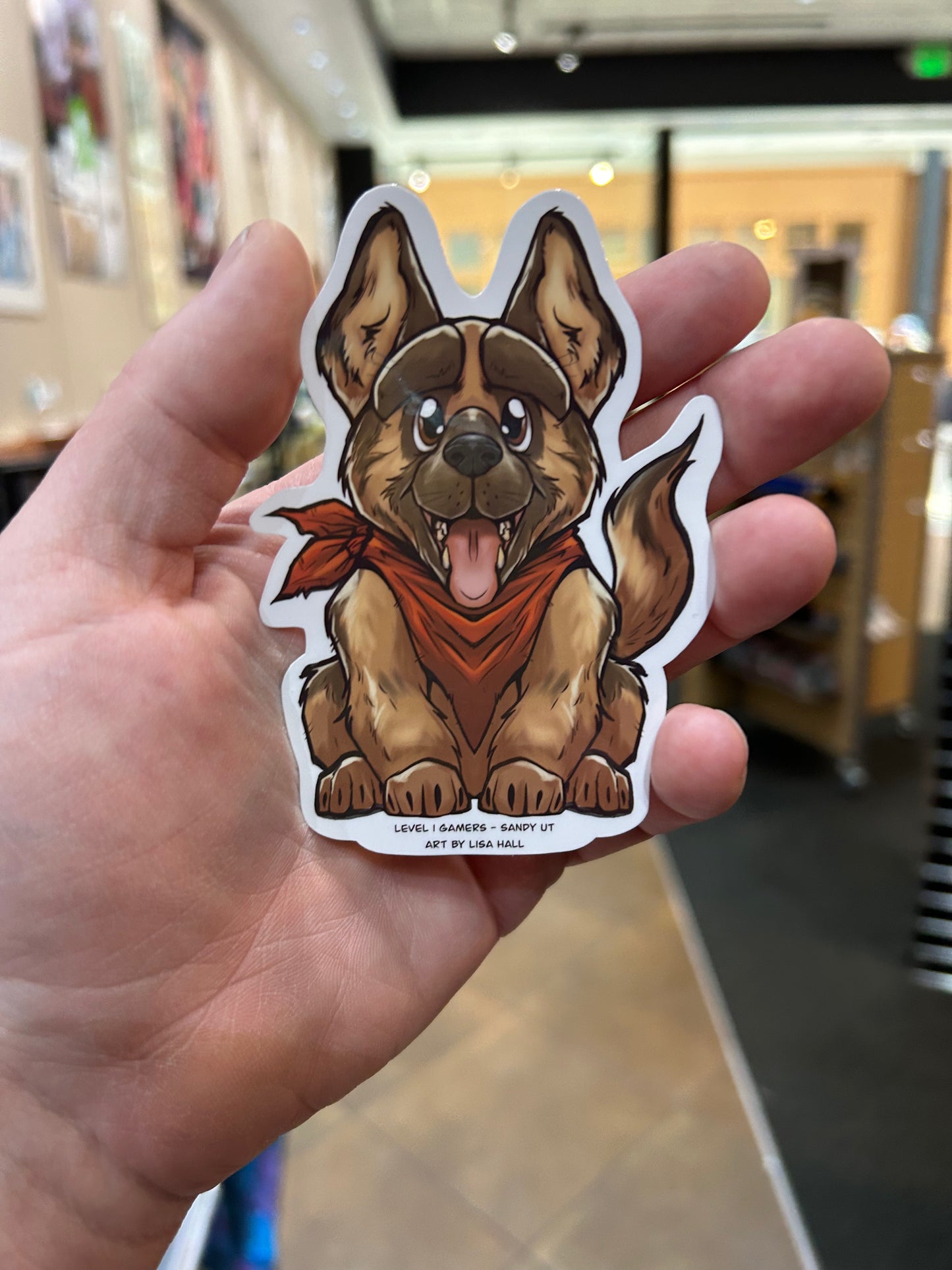 Dogmeat Sticker Level 1 Gamers