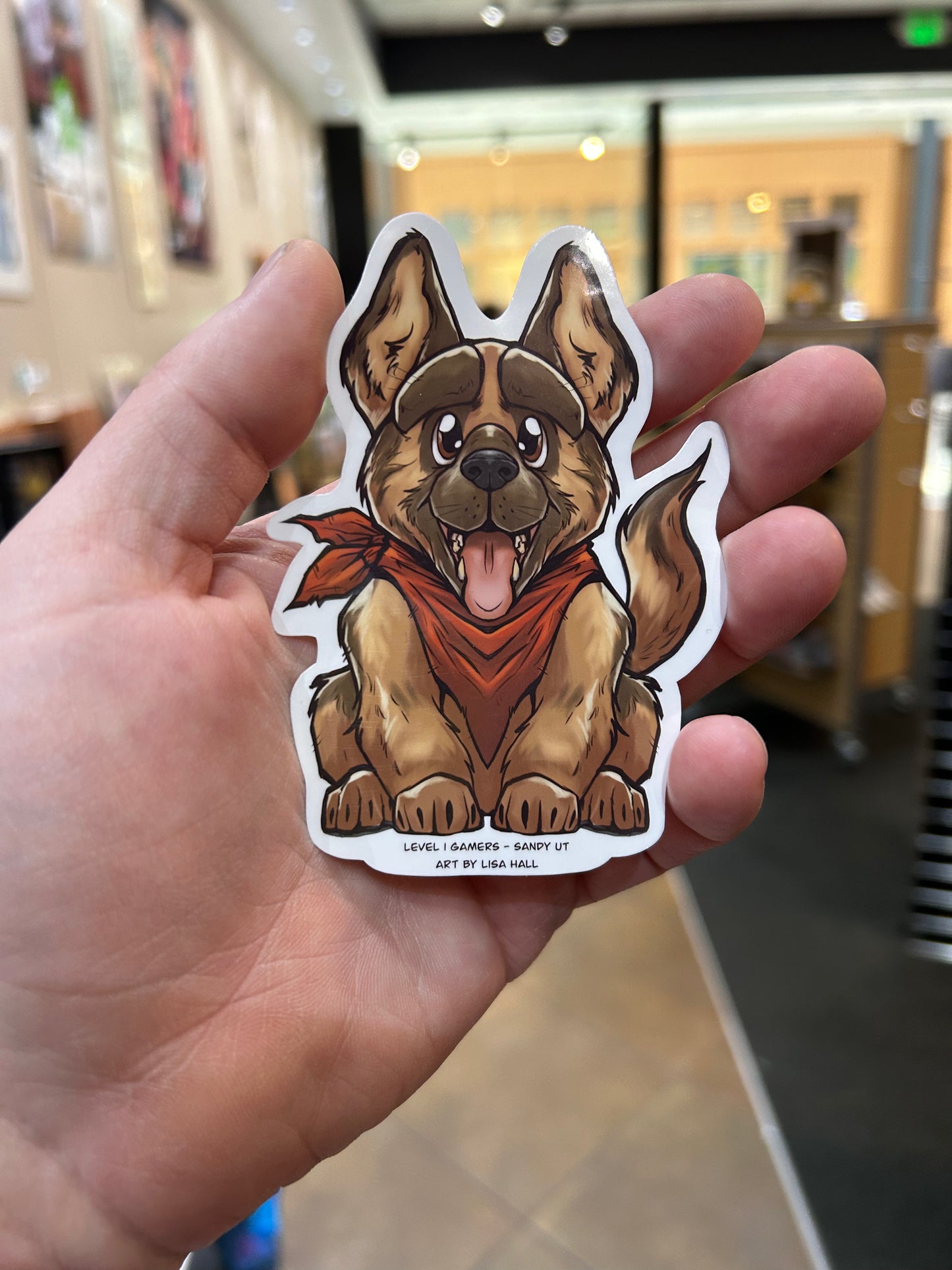 Dogmeat Sticker Level 1 Gamers