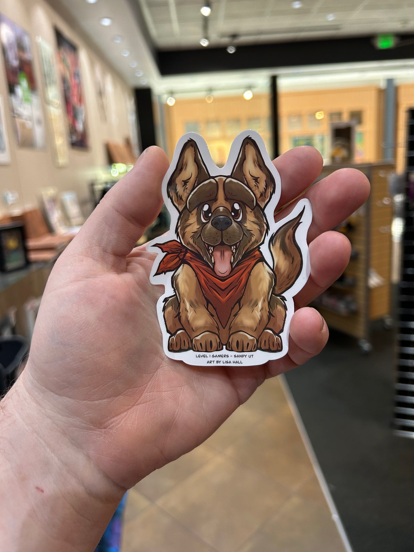 Dogmeat Sticker Level 1 Gamers