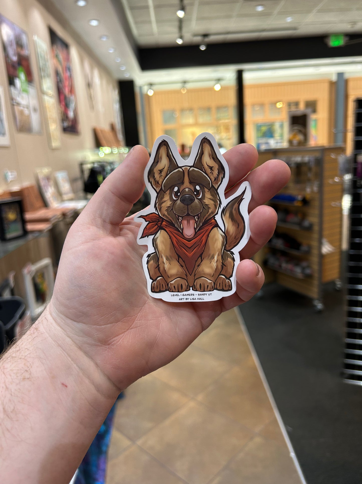 Dogmeat Sticker Level 1 Gamers