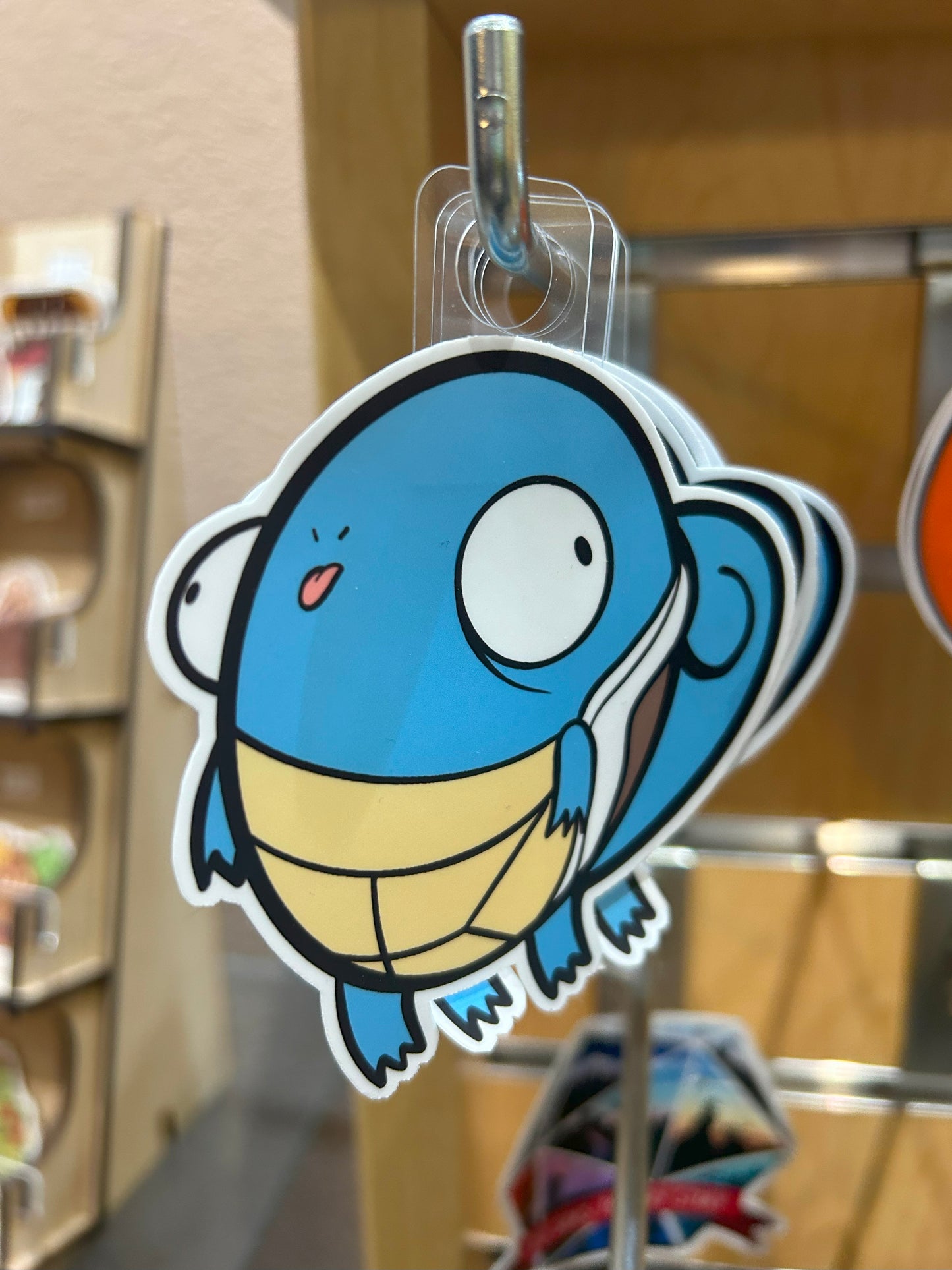 Derpy Squirtle Sticker - Adorable Decal For Collectors Level 1 Gamers