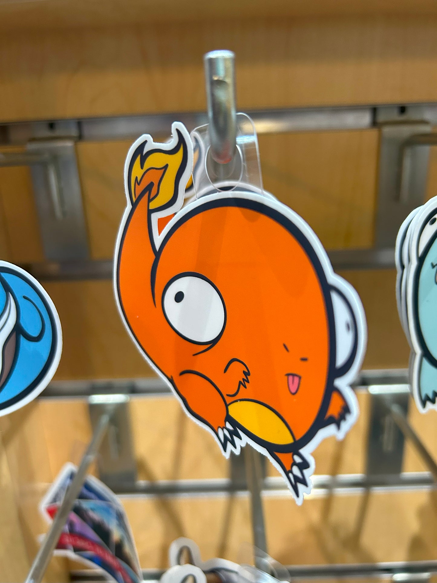 Derpy Charmander Sticker - Adorable Decal For Collectors Level 1 Gamers