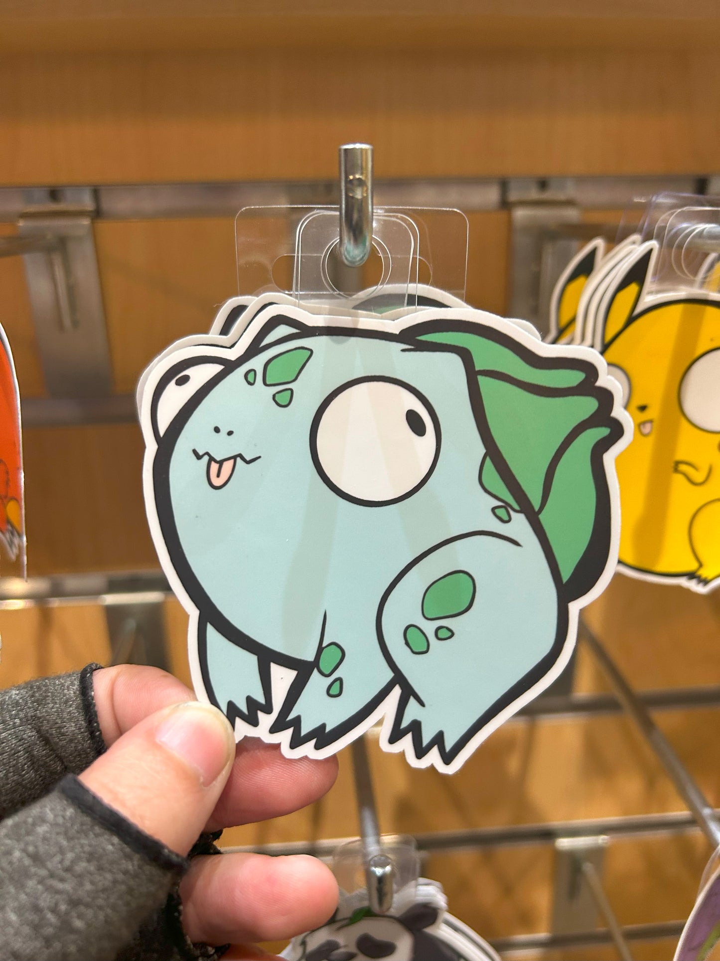 Derpy Bulbasaur Sticker - Adorable Decal For Collectors Level 1 Gamers