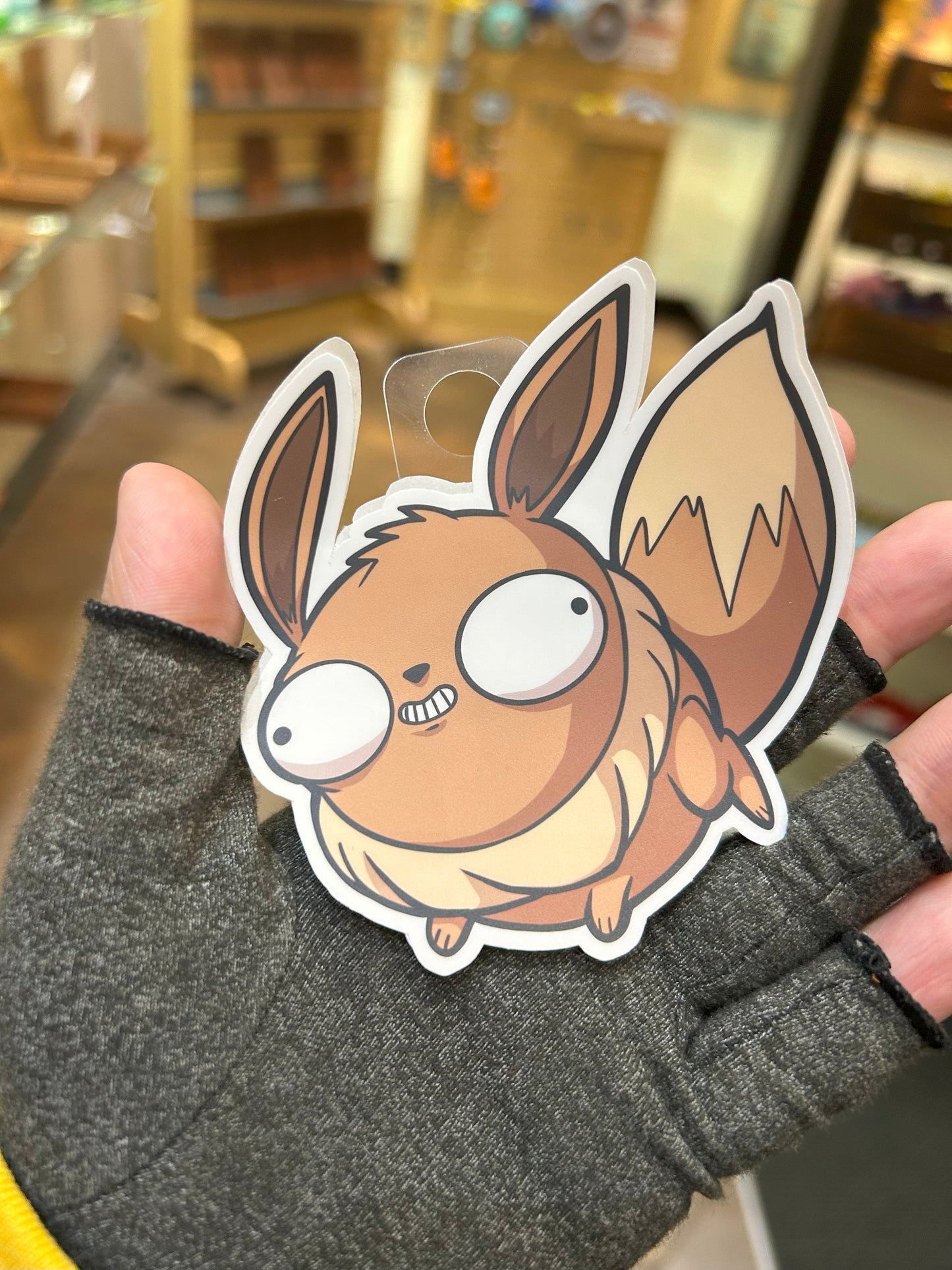 Derpy Eevee Sticker - Adorable Decal For Collectors Level 1 Gamers