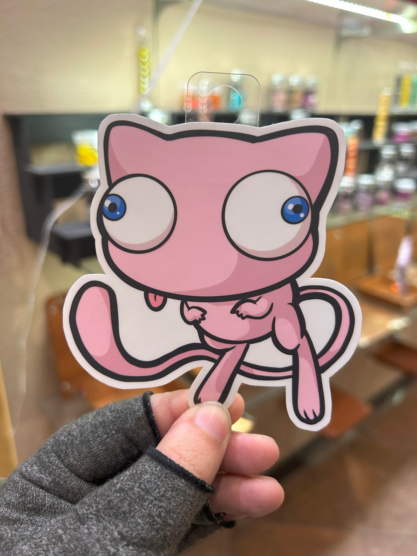 Derpy Mew Sticker - Adorable Decal For Collectors Level 1 Gamers