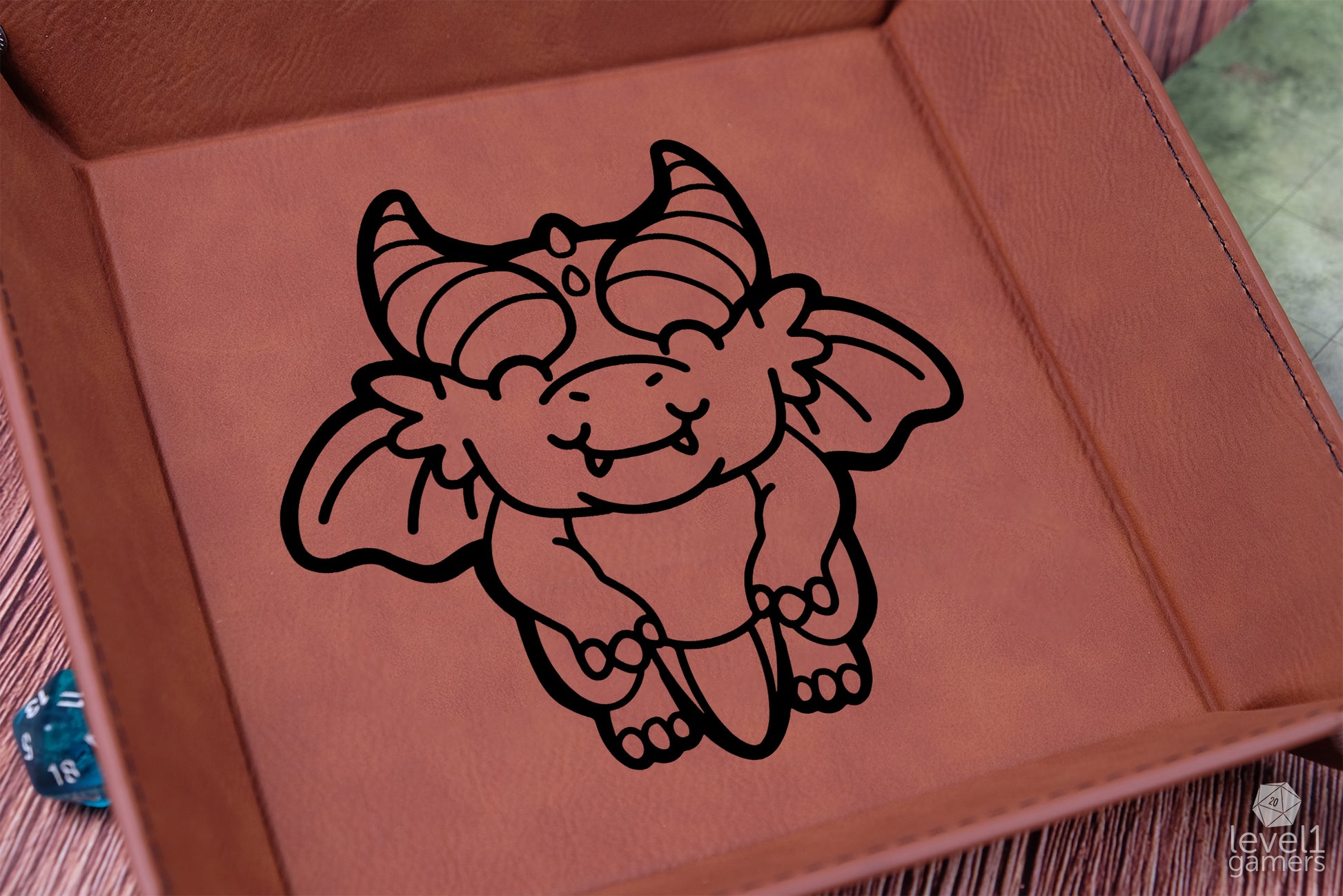 Baby Dragon Dice Tray Dice Trays Level 1 Gamers