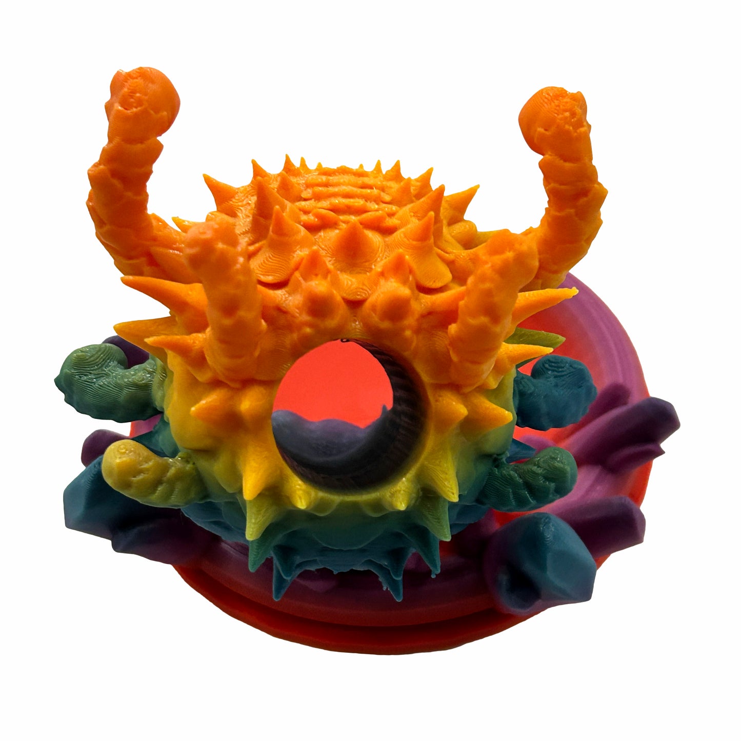3D Printed Eye Monster Dice Tower dice tower Level 1 Gamers