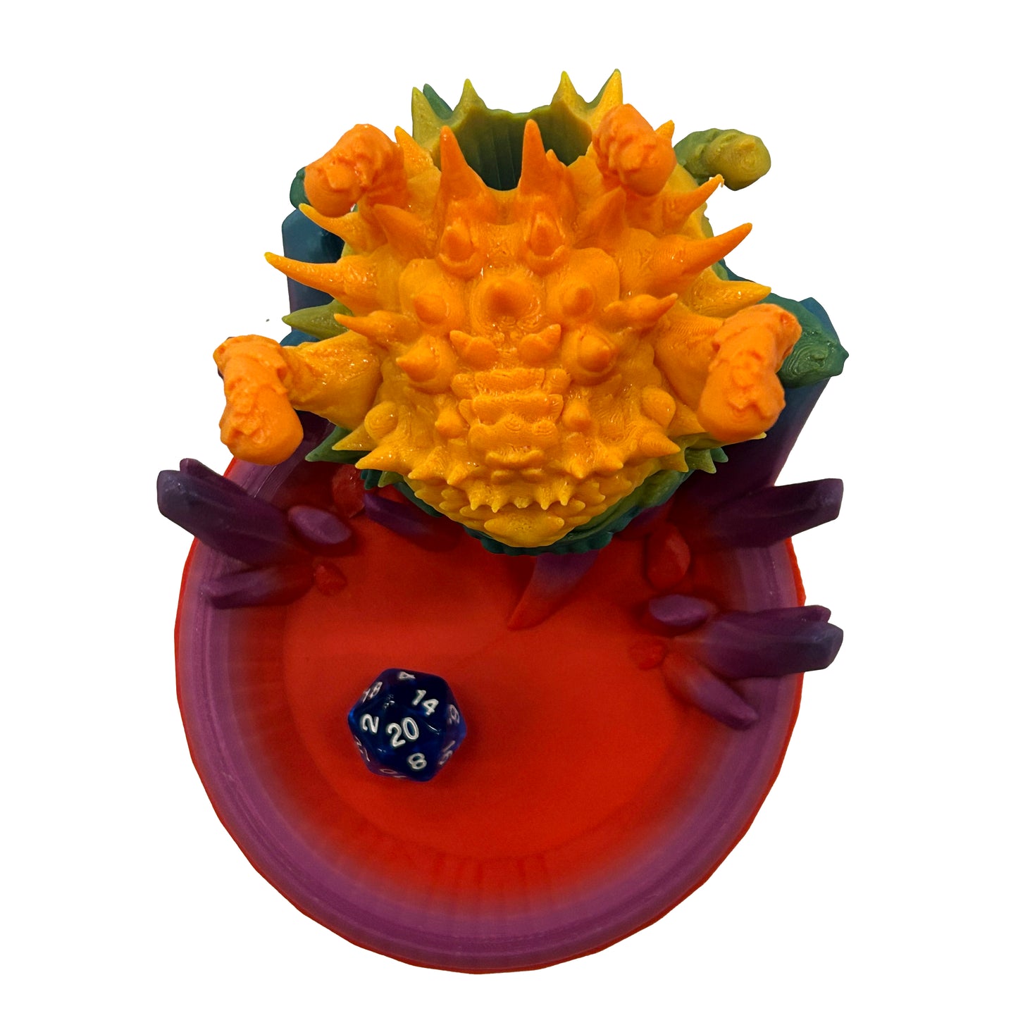 3D Printed Eye Monster Dice Tower dice tower Level 1 Gamers