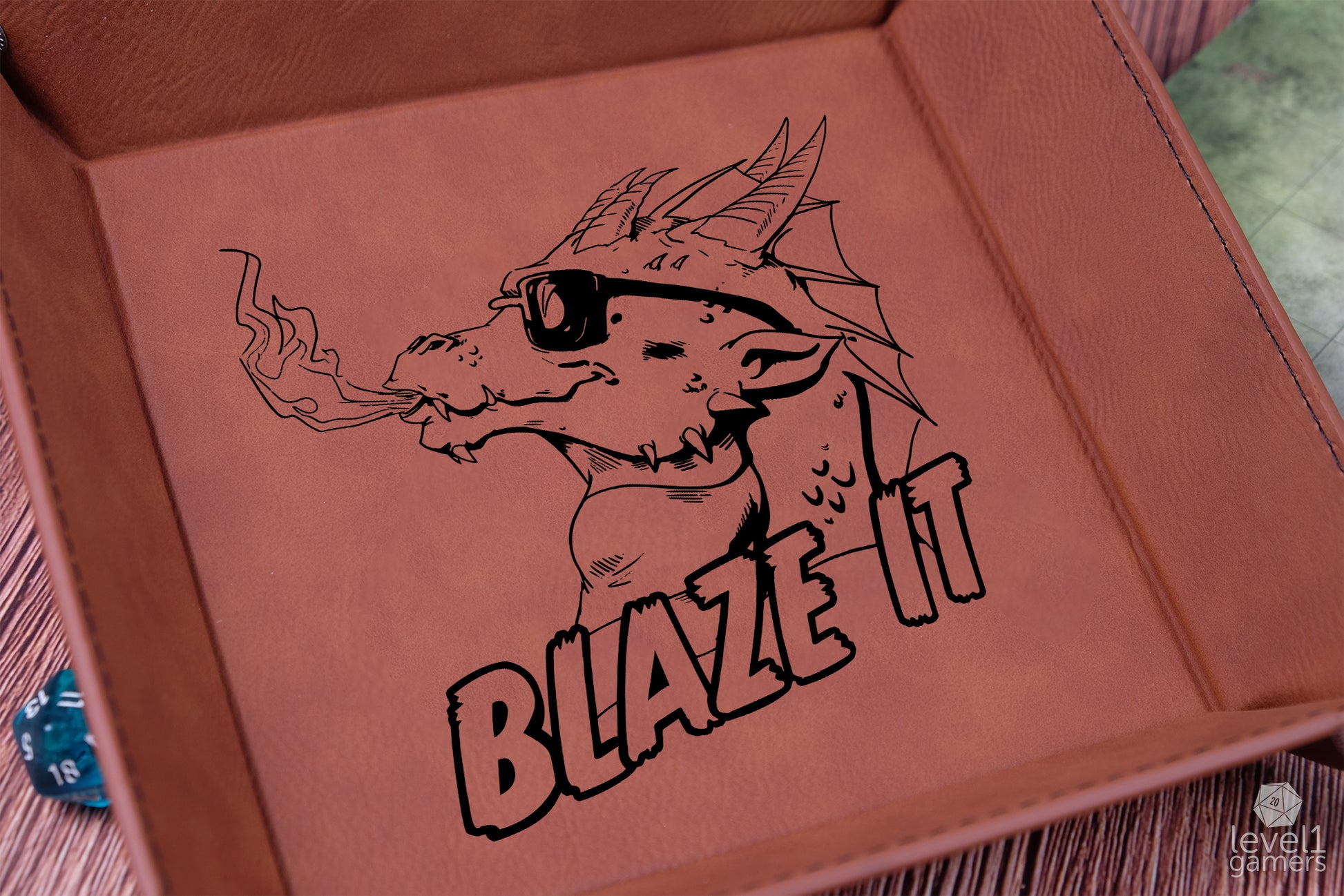 Blaze It Dice Tray Dice Trays Level 1 Gamers