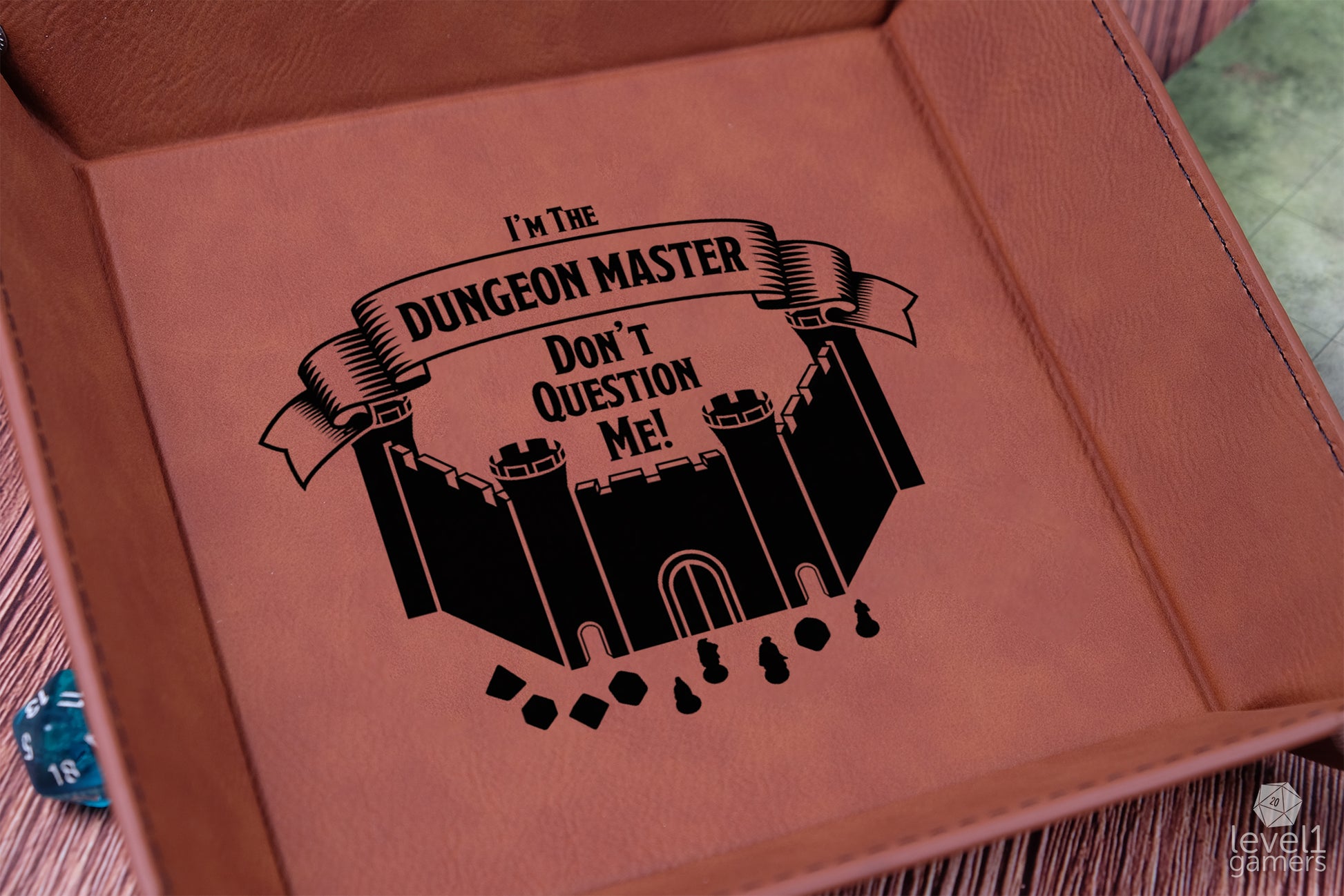 I'm The Dungeon Master Dice Tray Dice Trays Level 1 Gamers