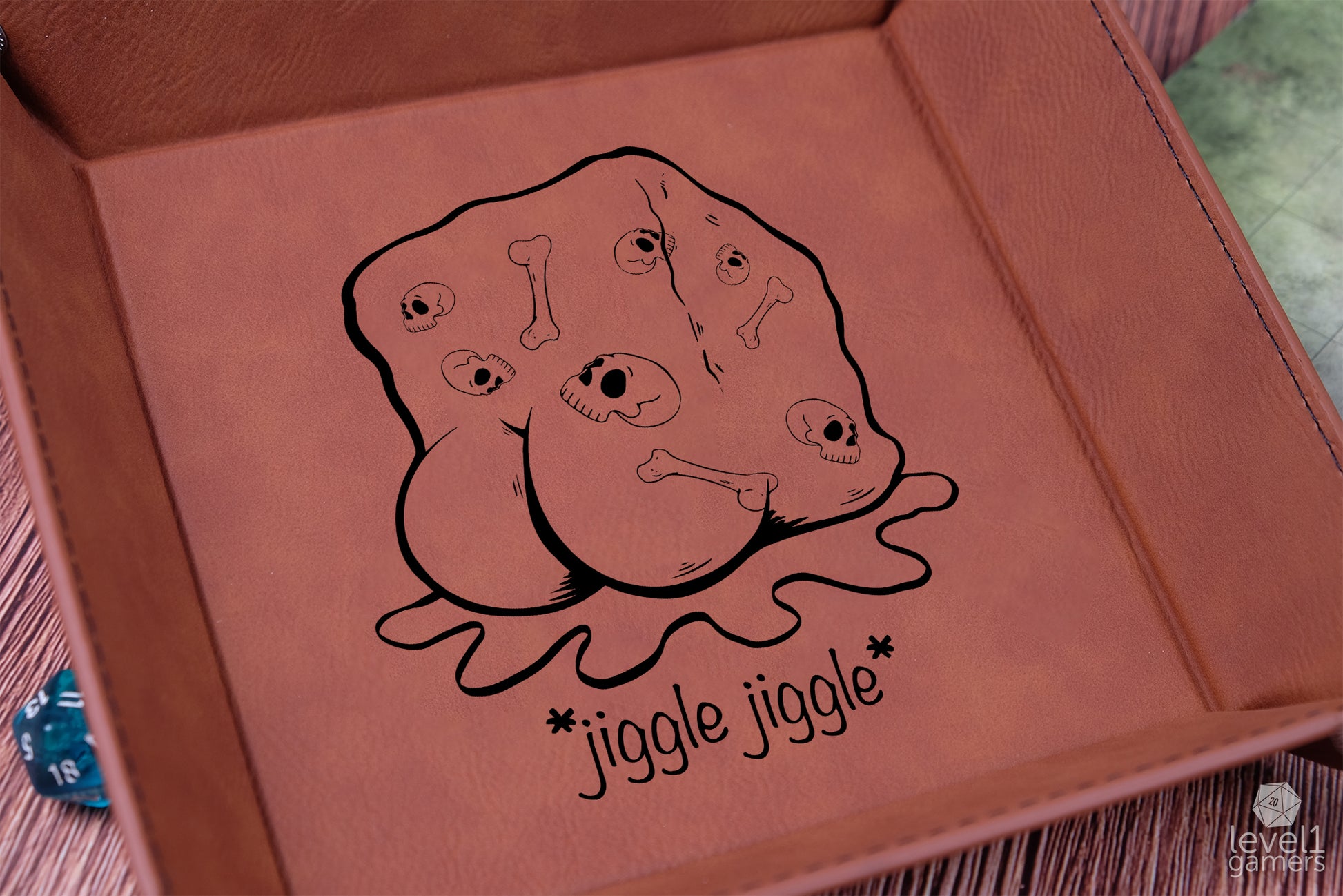 Dummy Thicc Gelatinous Cube Dice Tray Dice Trays Level 1 Gamers