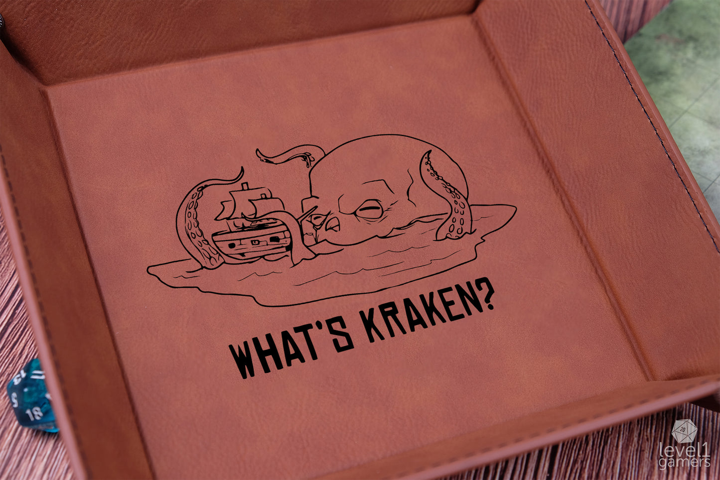 What's Kraken Dice Tray Dice Trays Level 1 Gamers