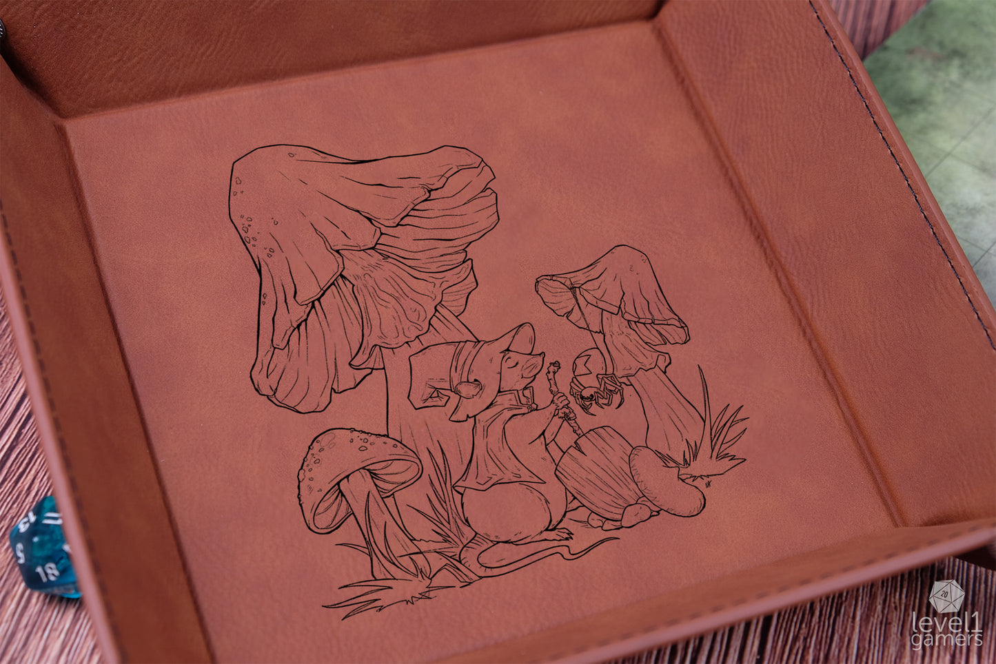 Mouse Mushroom Dice Tray Dice Trays Level 1 Gamers
