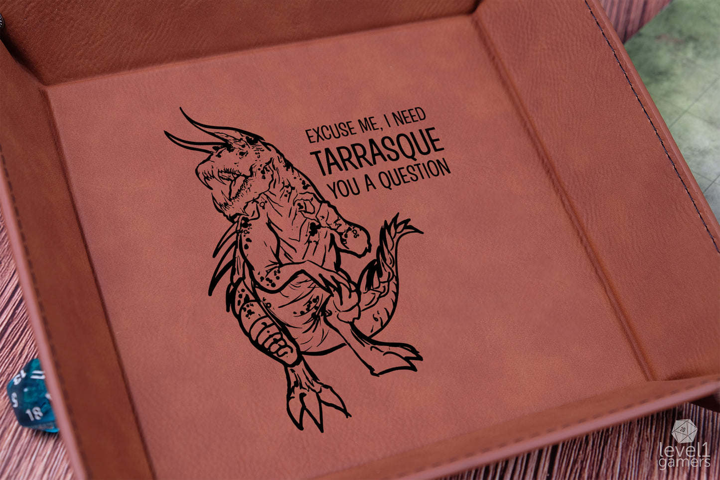 Tarrasque Dice Tray Dice Trays Level 1 Gamers