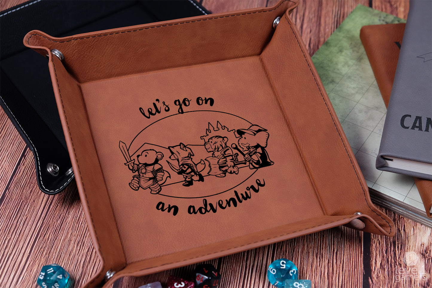 Let's Go On An Adventure Dice Tray Dice Trays Level 1 Gamers