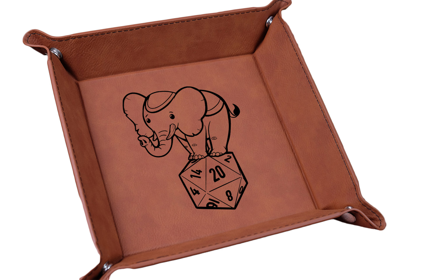 D20 Elephant Dice Tray Dice Trays Level 1 Gamers