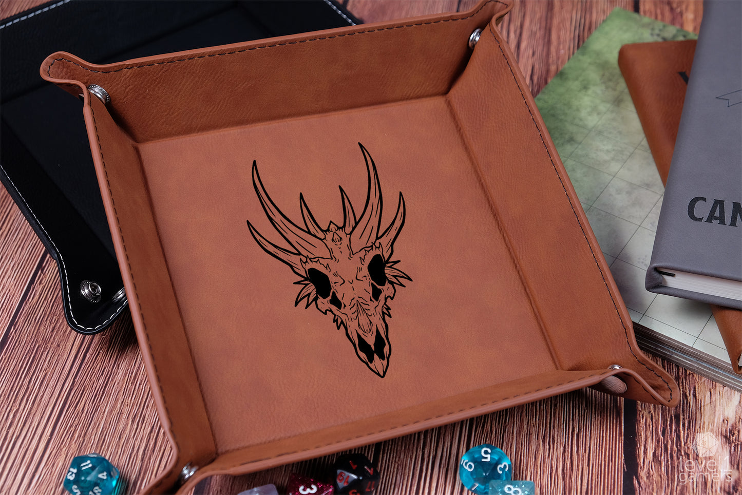 Dragon Skull Dice Tray Dice Trays Level 1 Gamers