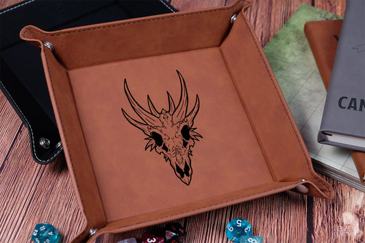 Dragon Skull Dice Tray Dice Trays Level 1 Gamers