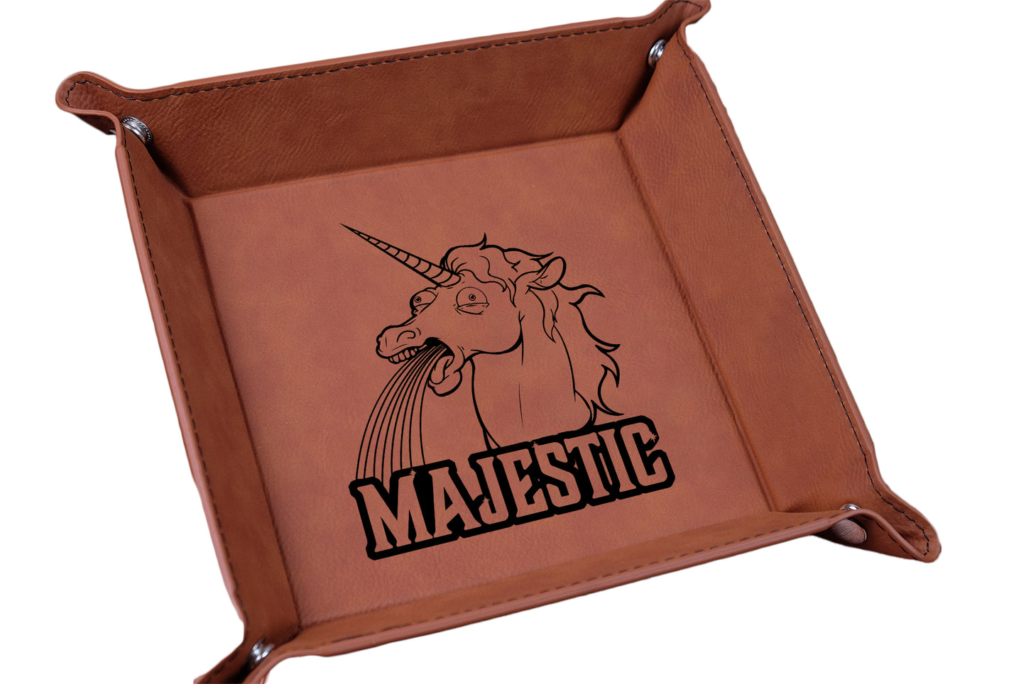 Majestic Unicorn Dice Tray Dice Trays Level 1 Gamers