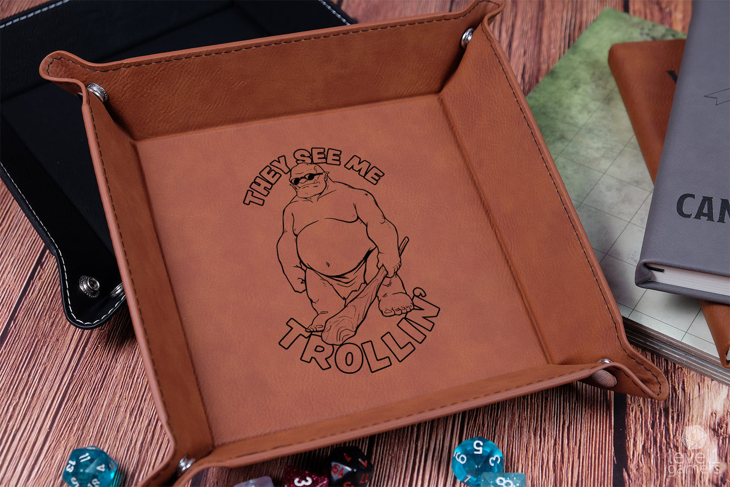 They See Me Trollin' Dice Tray Dice Trays Level 1 Gamers