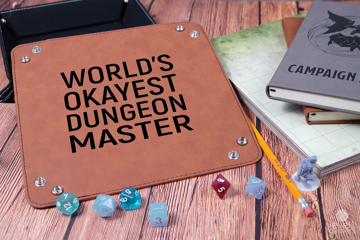 World's Okayest Dice Tray Dice Trays Level 1 Gamers