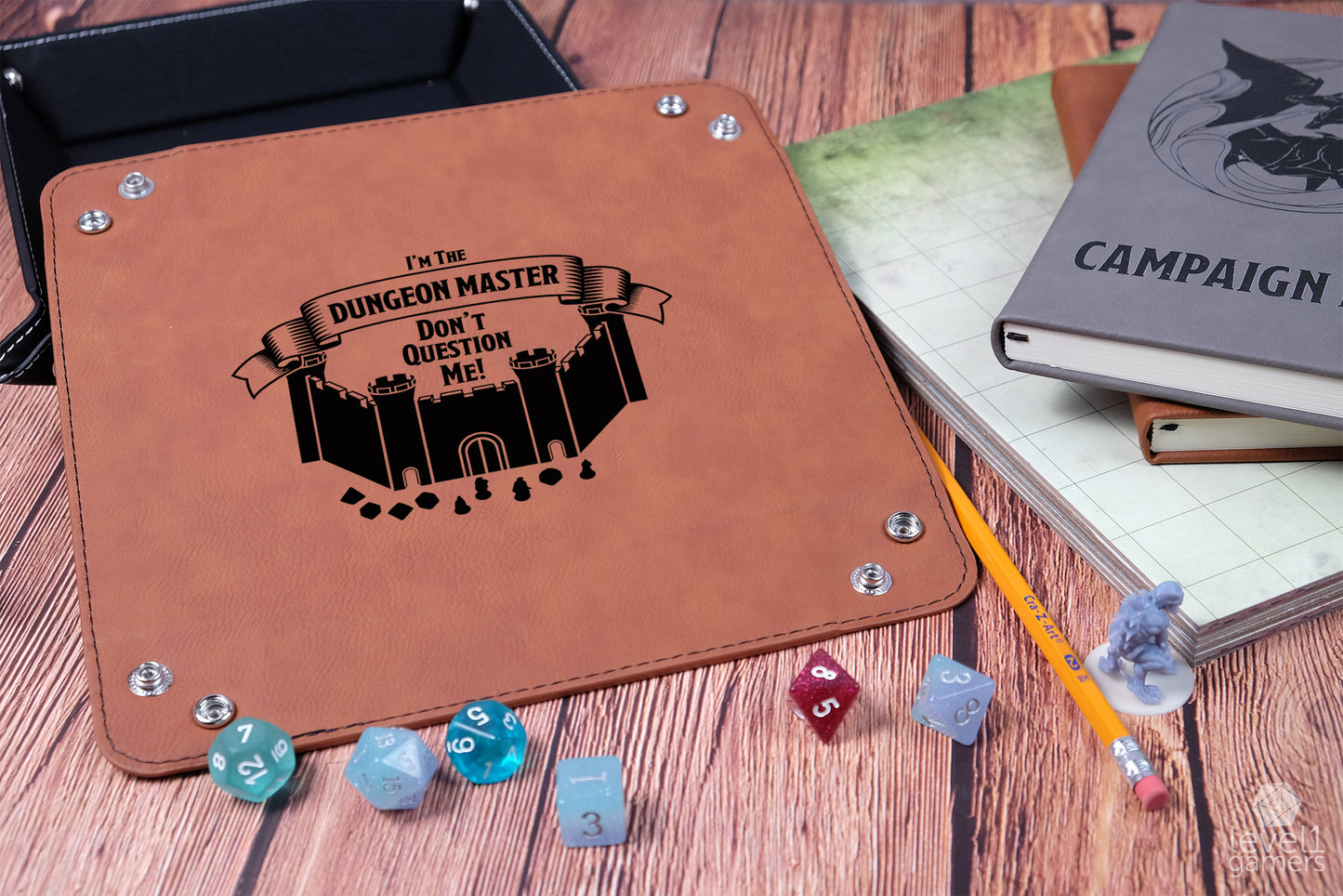 I'm The Dungeon Master Dice Tray Dice Trays Level 1 Gamers