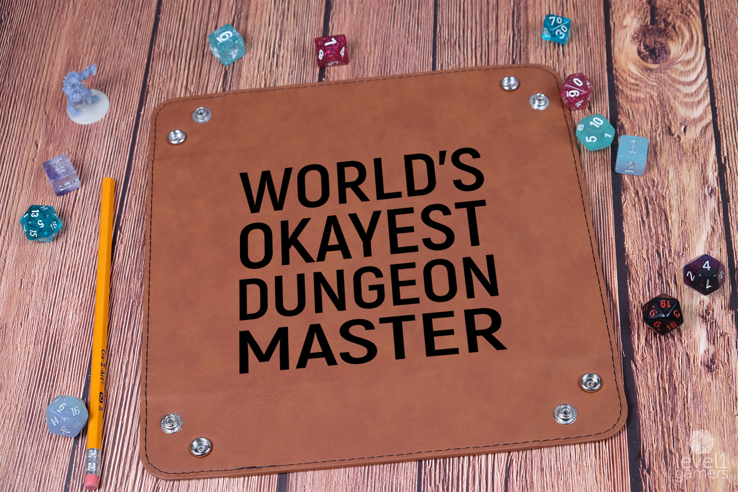 World's Okayest Dice Tray Dice Trays Level 1 Gamers