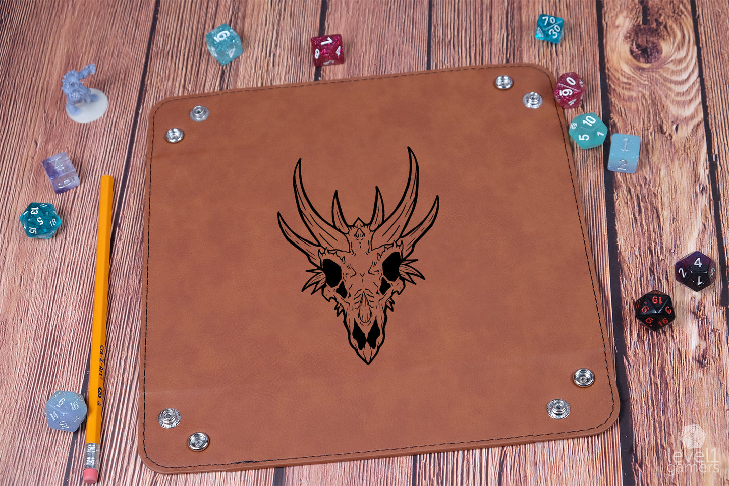 Dragon Skull Dice Tray Dice Trays Level 1 Gamers