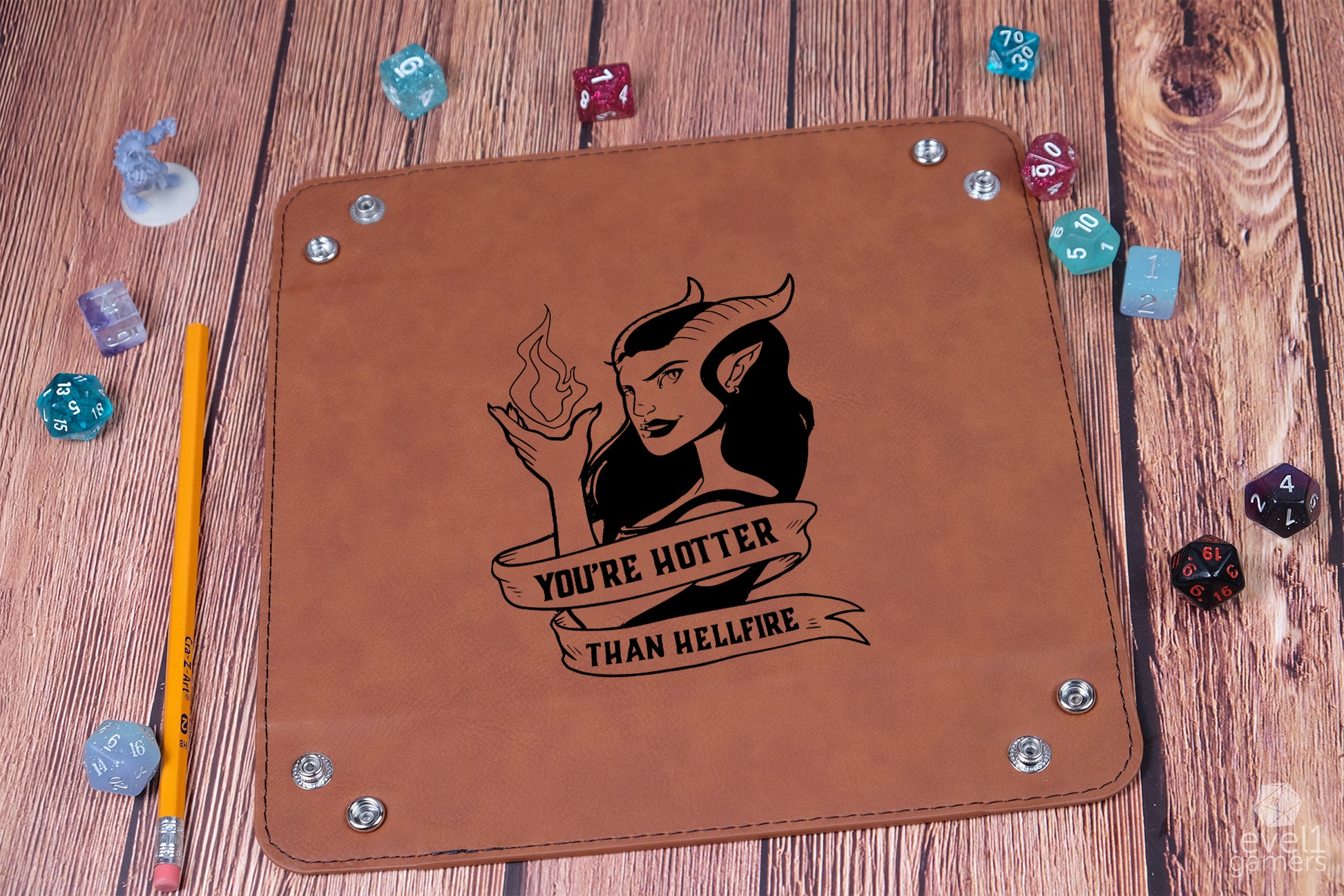 Hotter Than Hellfire Dice Tray Dice Trays Level 1 Gamers